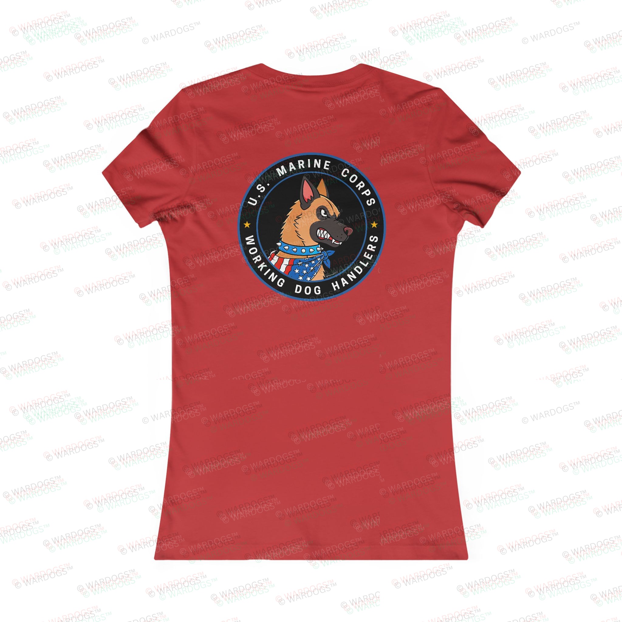US MARINES K9 MALINOIS - Womens Tee - Image 18