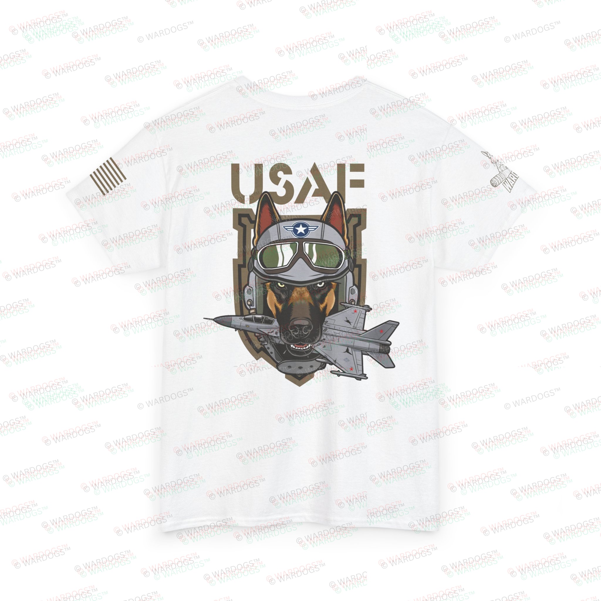 US Air Force MWD K9 Defender Military T-Shirt - Image 8