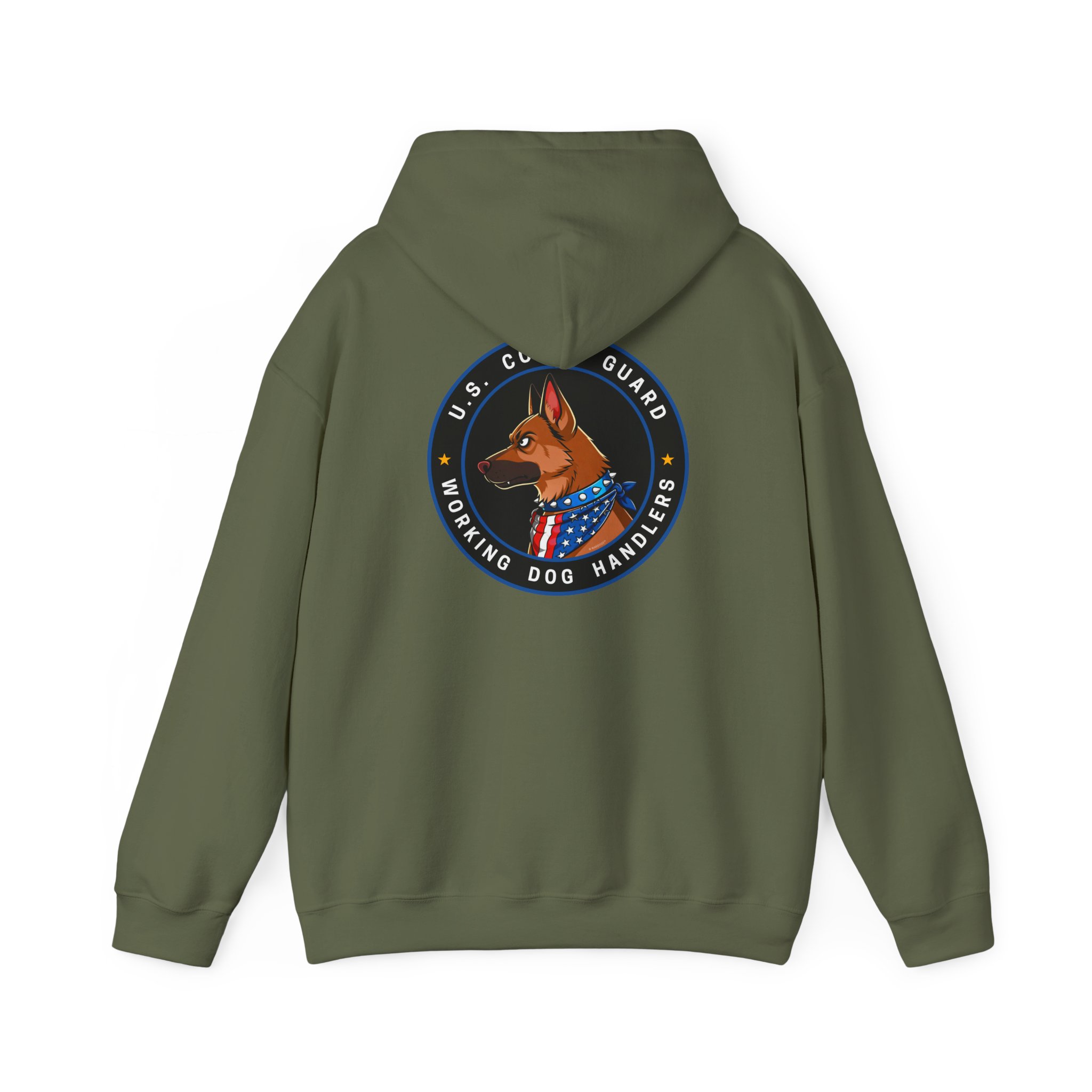 U.S. Coast Guard Working Dog Handlers Hoodie — Patriotic K9 Unit Pullover - Image 11