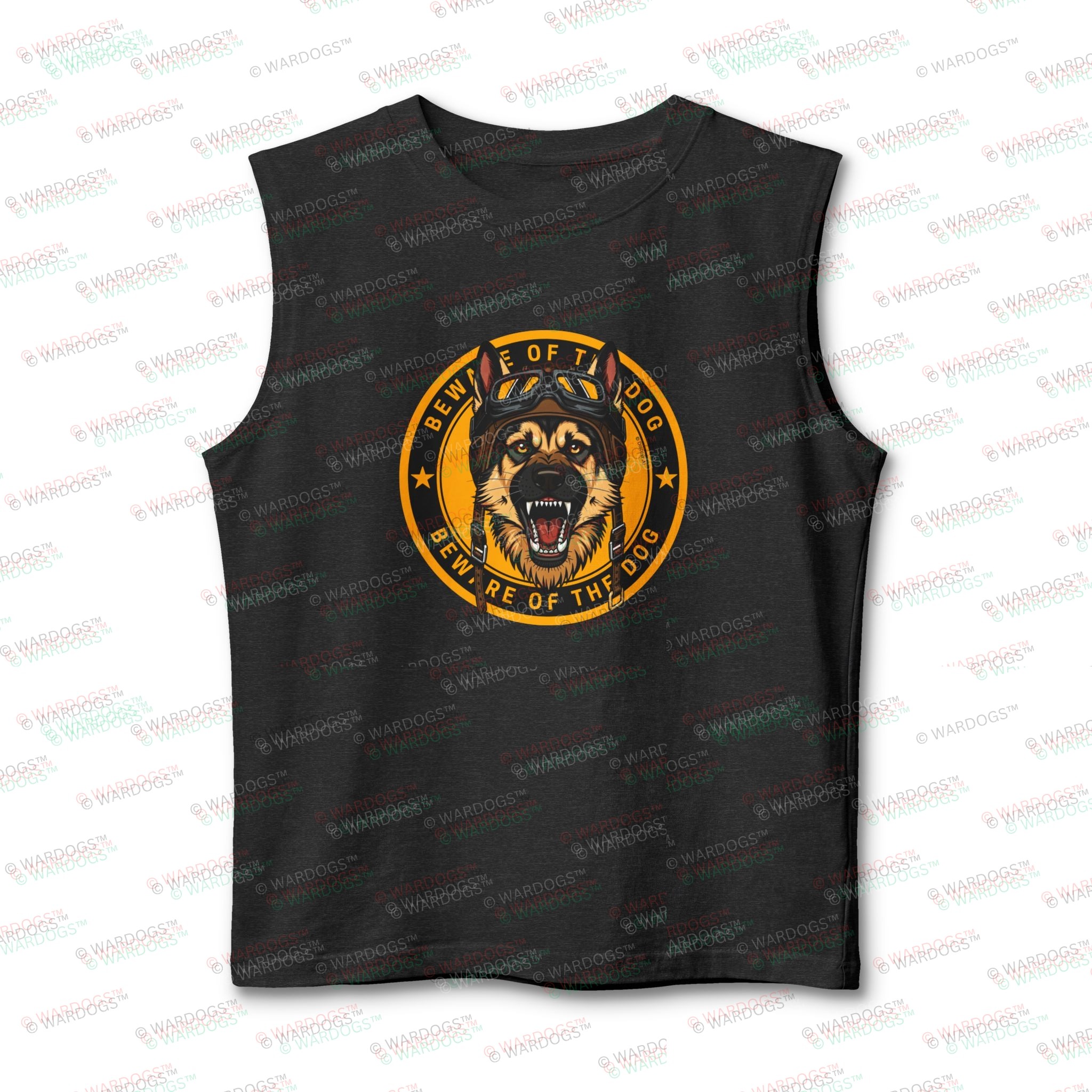 US AIR FORCE Guard Dog Muscle Tank — 'Beware of the Dog' Graphic - Image 2