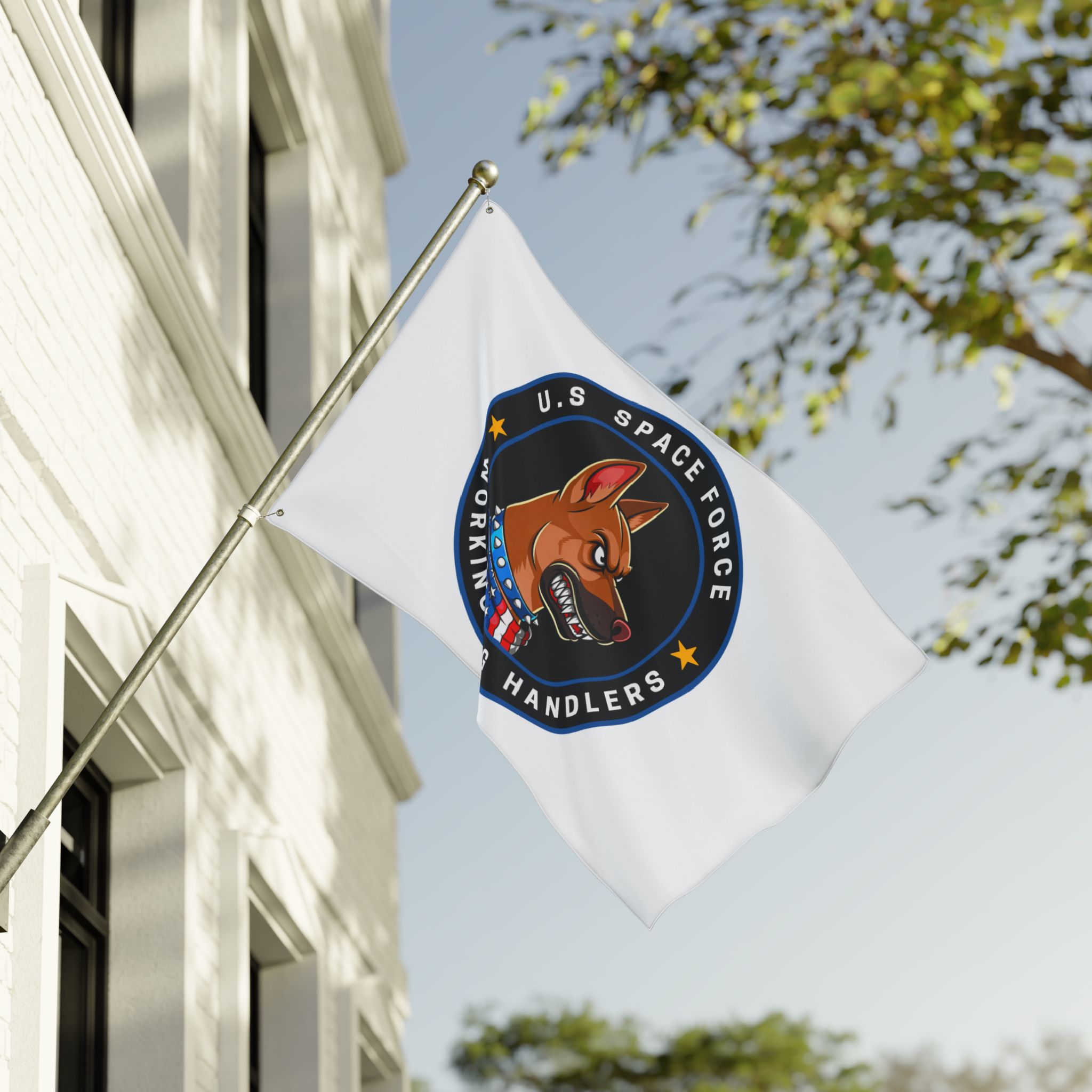 United States Space Force Dog Handlers Flag — Double-Sided Military K9 Banner - Blue Ltd. Ed. - Image 9