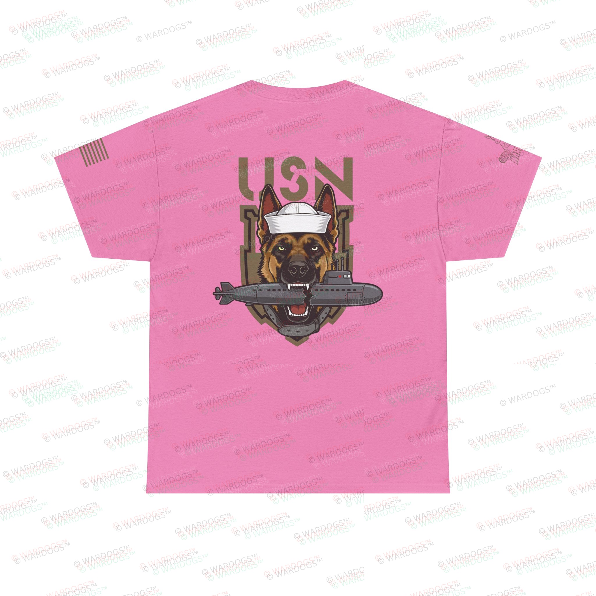 US Navy MWD K9 Defender Military T-Shirt - Image 34