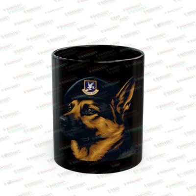 DEFENSOR FORTIS German Shepherd K9 Mug – Military Beret Dog Coffee Cup (11oz & 15oz)