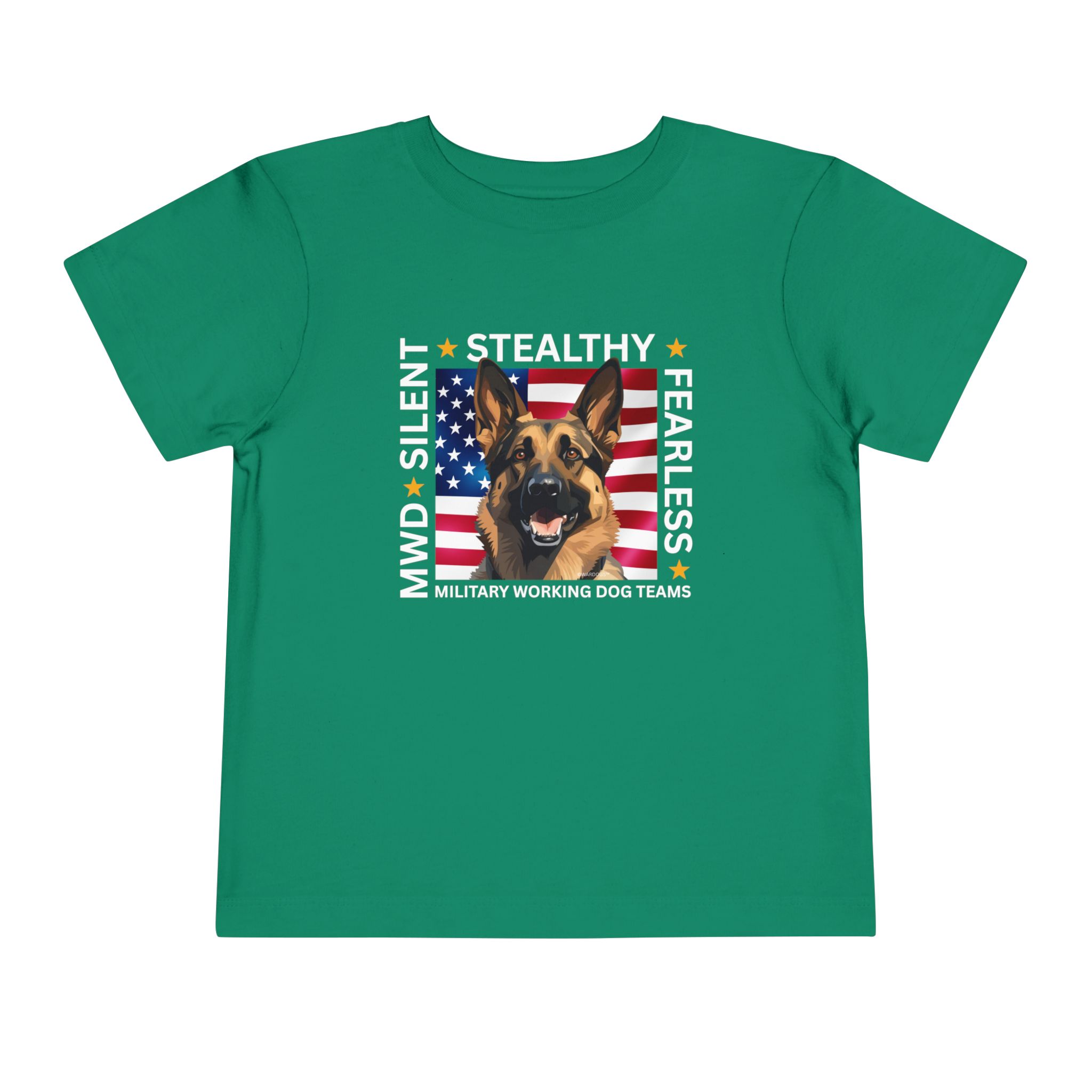 Patriotic German Shepherd Toddler Tee - USA Flag Puppy Kids Shirt - Image 7