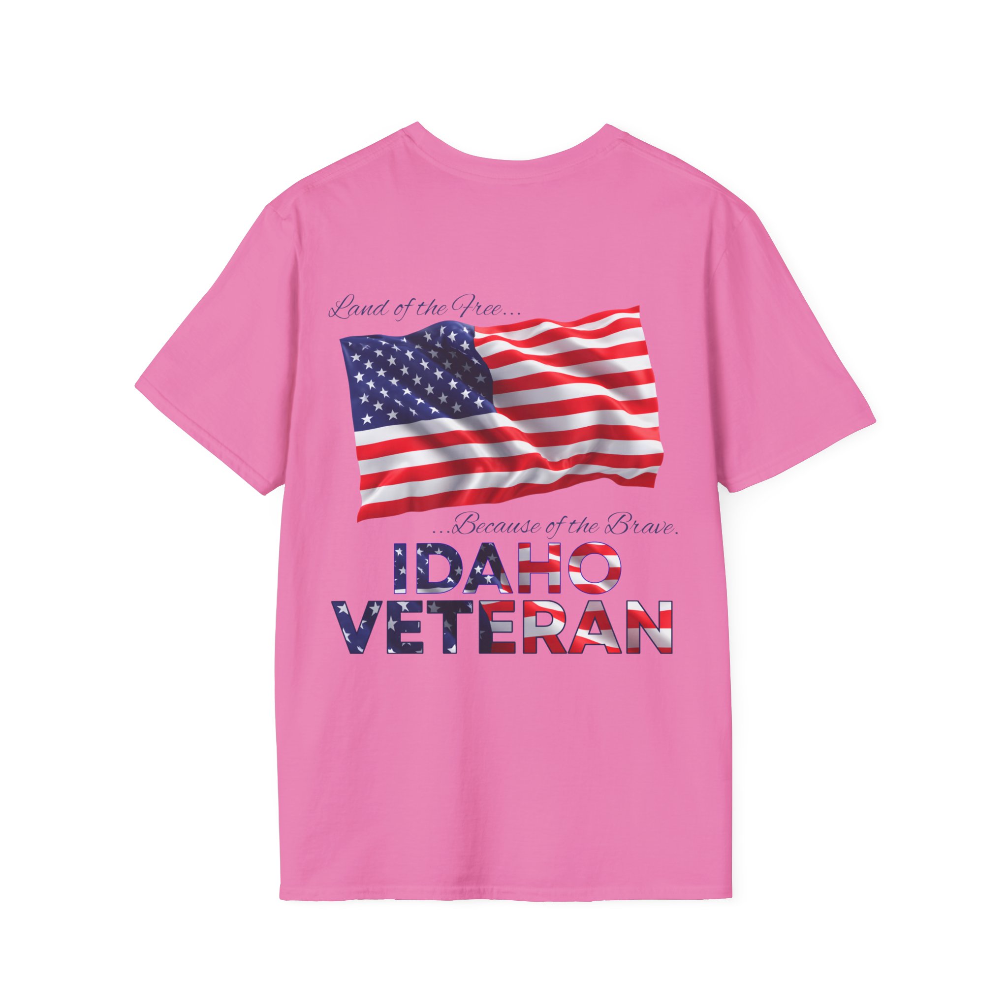 Idaho Veteran T-Shirt — Proud American Flag Military Tribute - Image 27