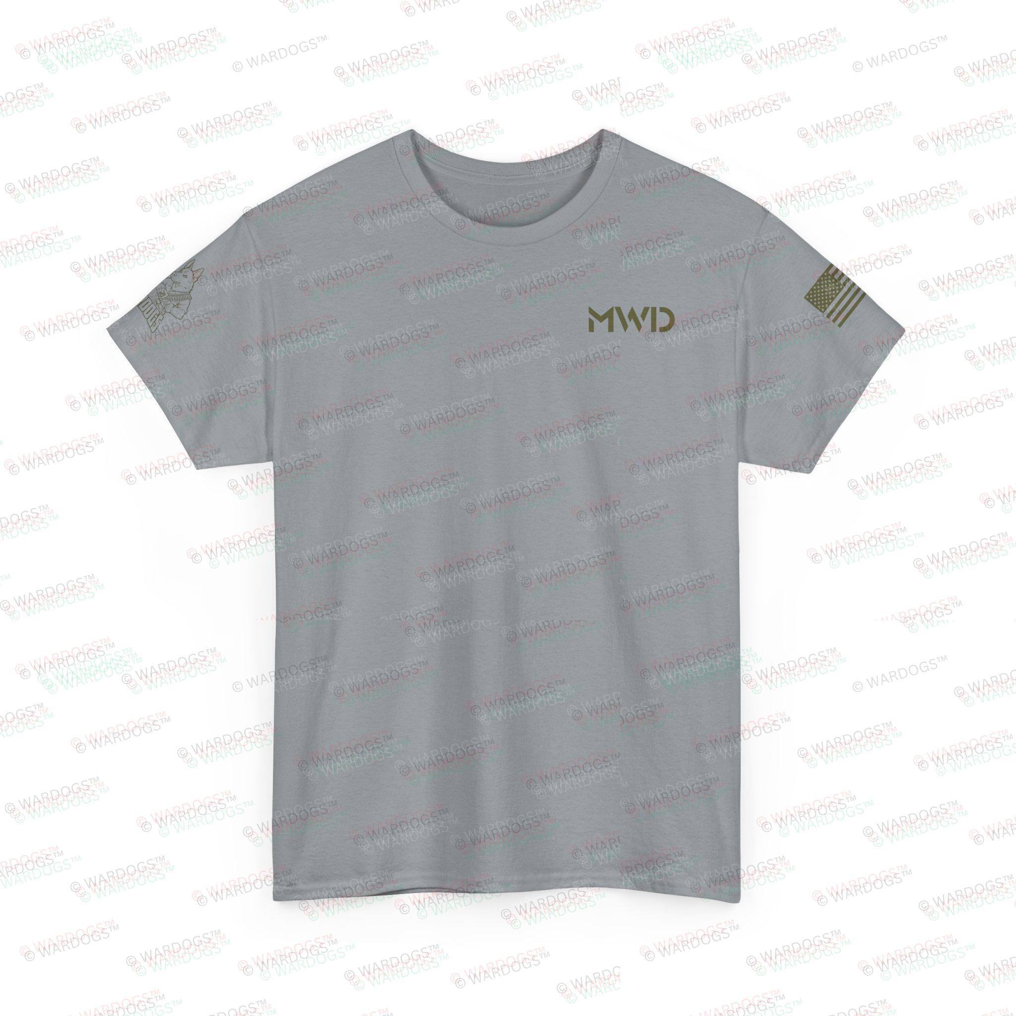 US Marine Corps MWD K9 Defender Military T-Shirt - Image 19
