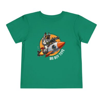 Toddler Tee — Astronaut U.S. Space Force Rocket Graphic Kids Shirt