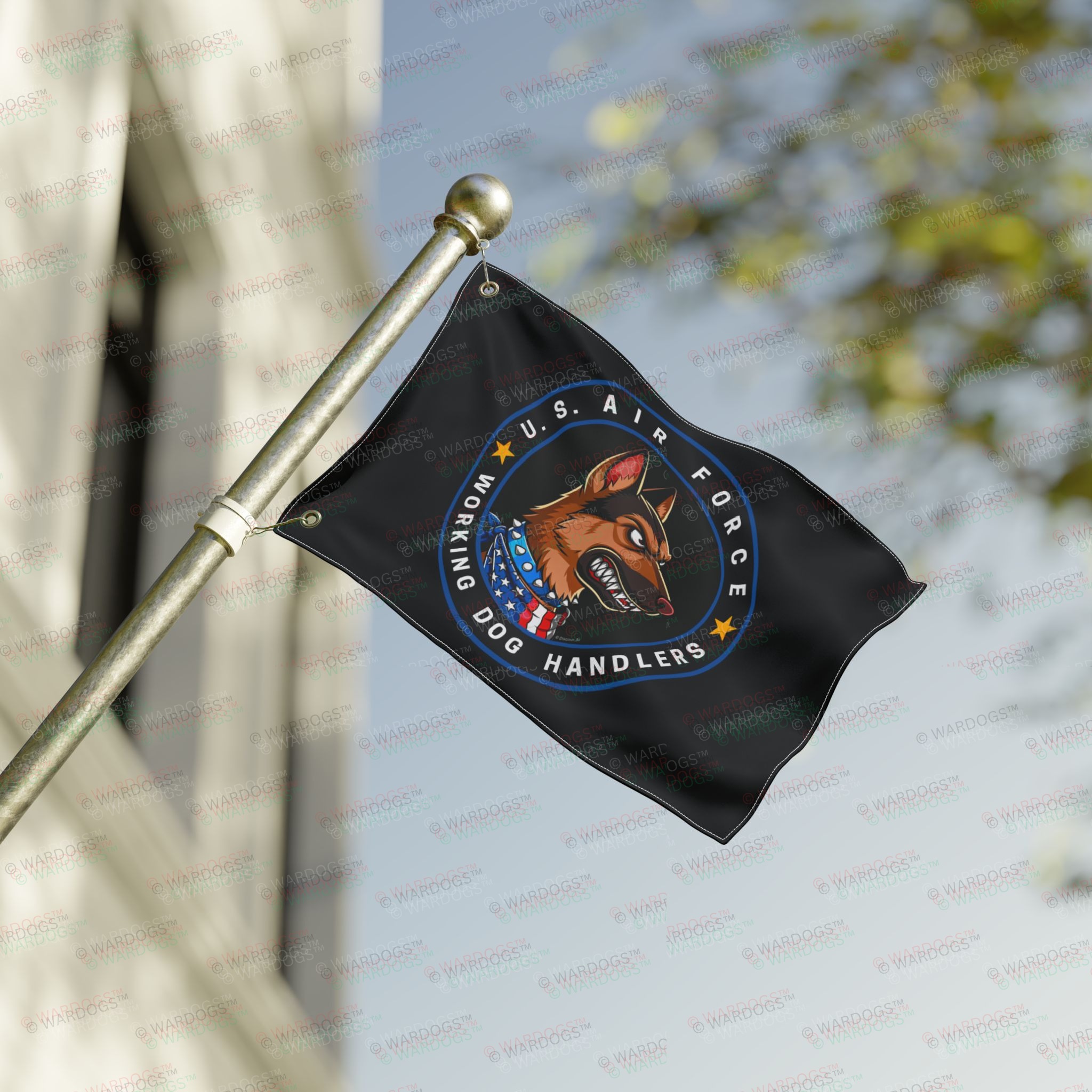 U.S. Air Force Working Dog Handlers Flag — Double-Sided Military K9 Tribute - Image 4