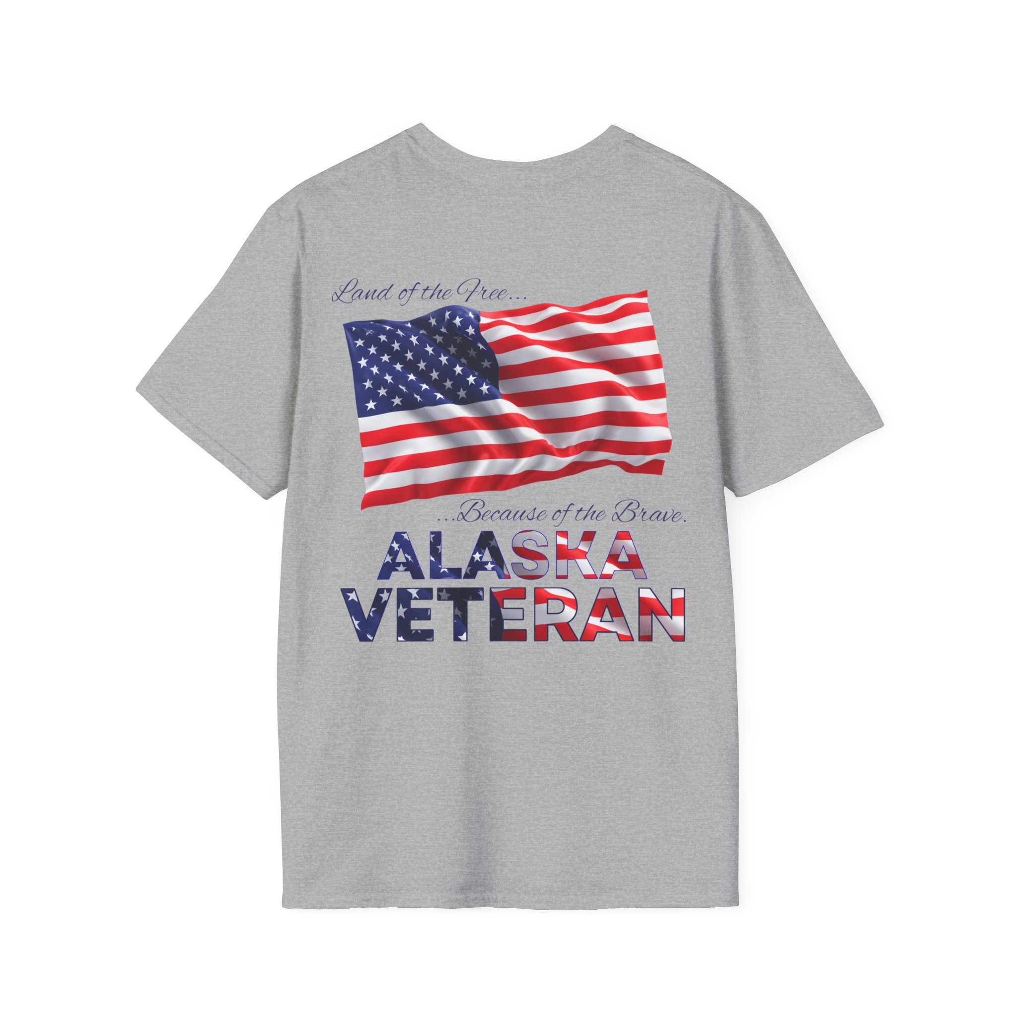 Alaska Veteran T-Shirt — Proud American Flag Military Tribute - Image 27
