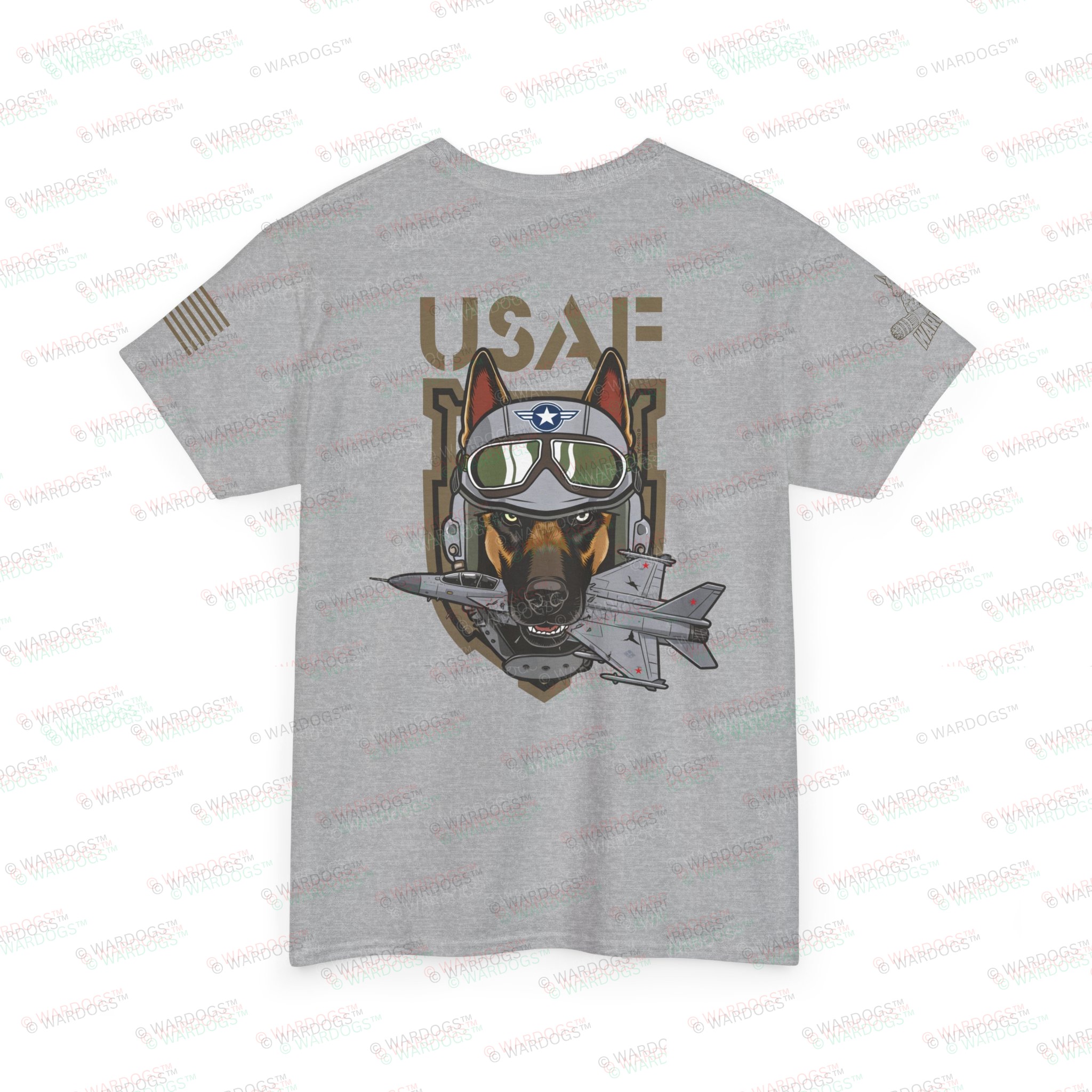 US Air Force MWD K9 Defender Military T-Shirt - Image 16