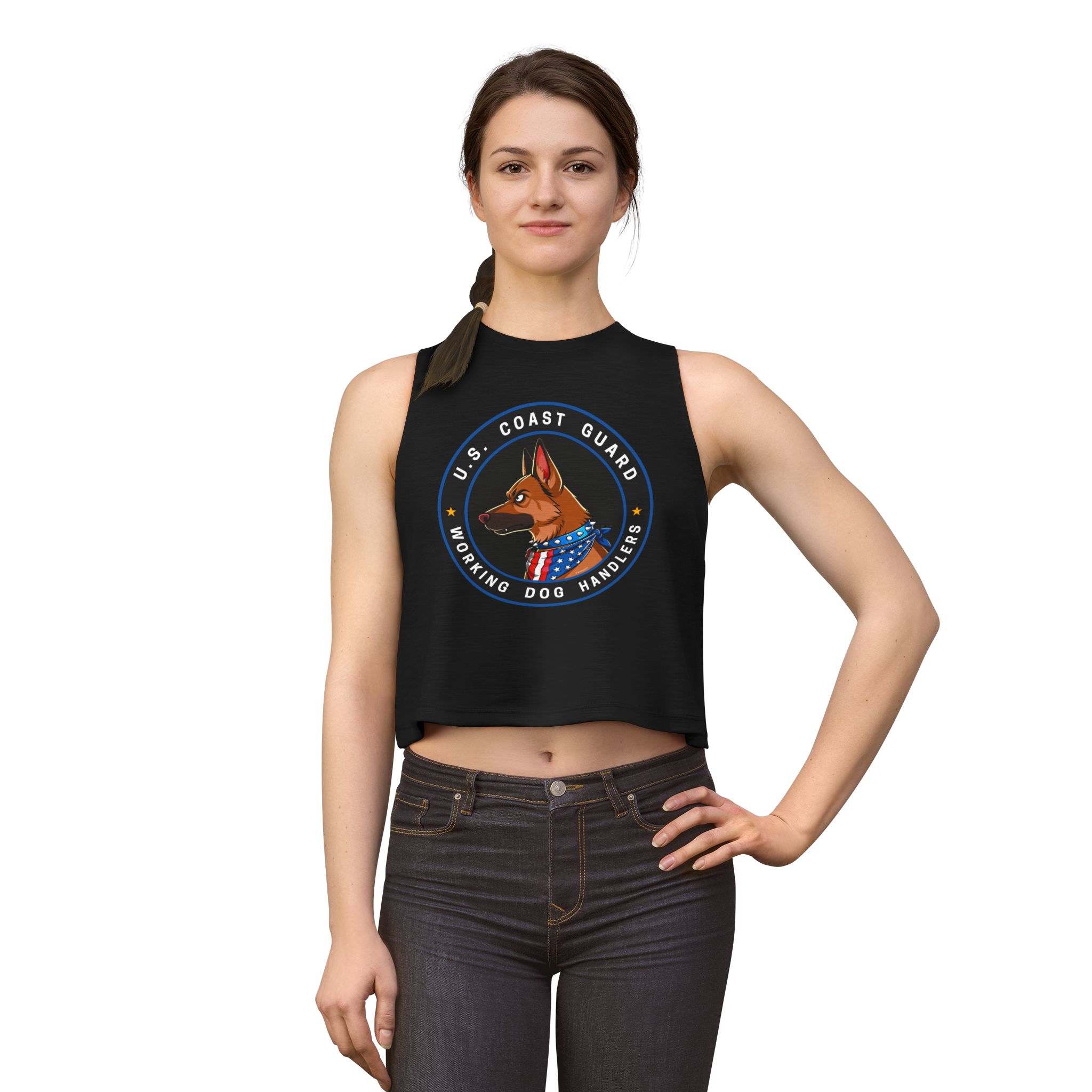 US COAST GUARD K9 MALINOIS CROP TOP - Image 7