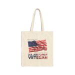 Land Of The Free Because Of The Brave - Air Force Veteran Tote Bag