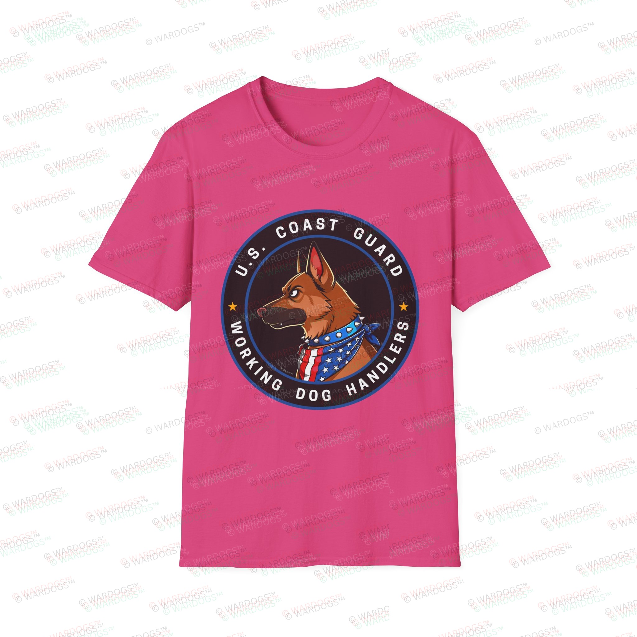 U.S. Coast Guard Working Dog Handlers T-Shirt - Image 11