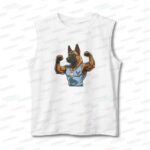US AIR FORCE Muscle Dog Tank Top — "NO PAIN"