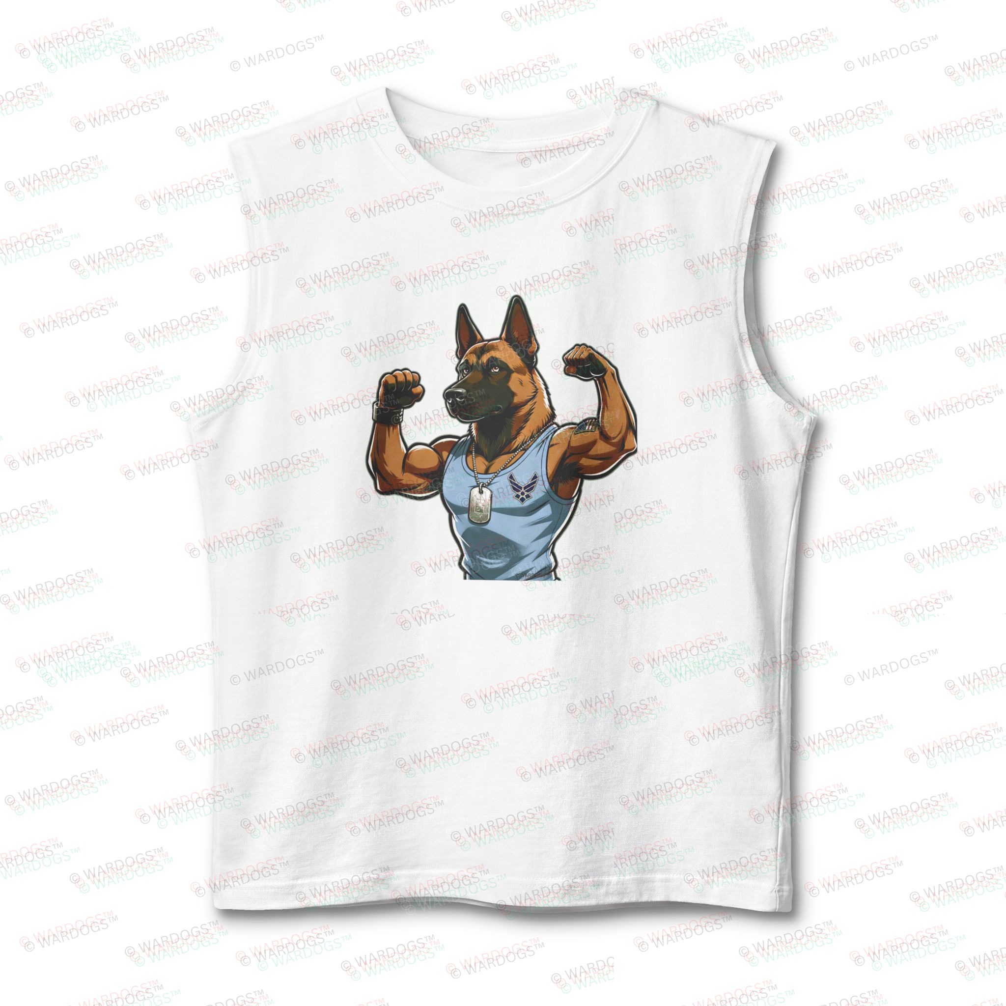 US AIR FORCE Muscle Dog Tank Top — "NO PAIN"