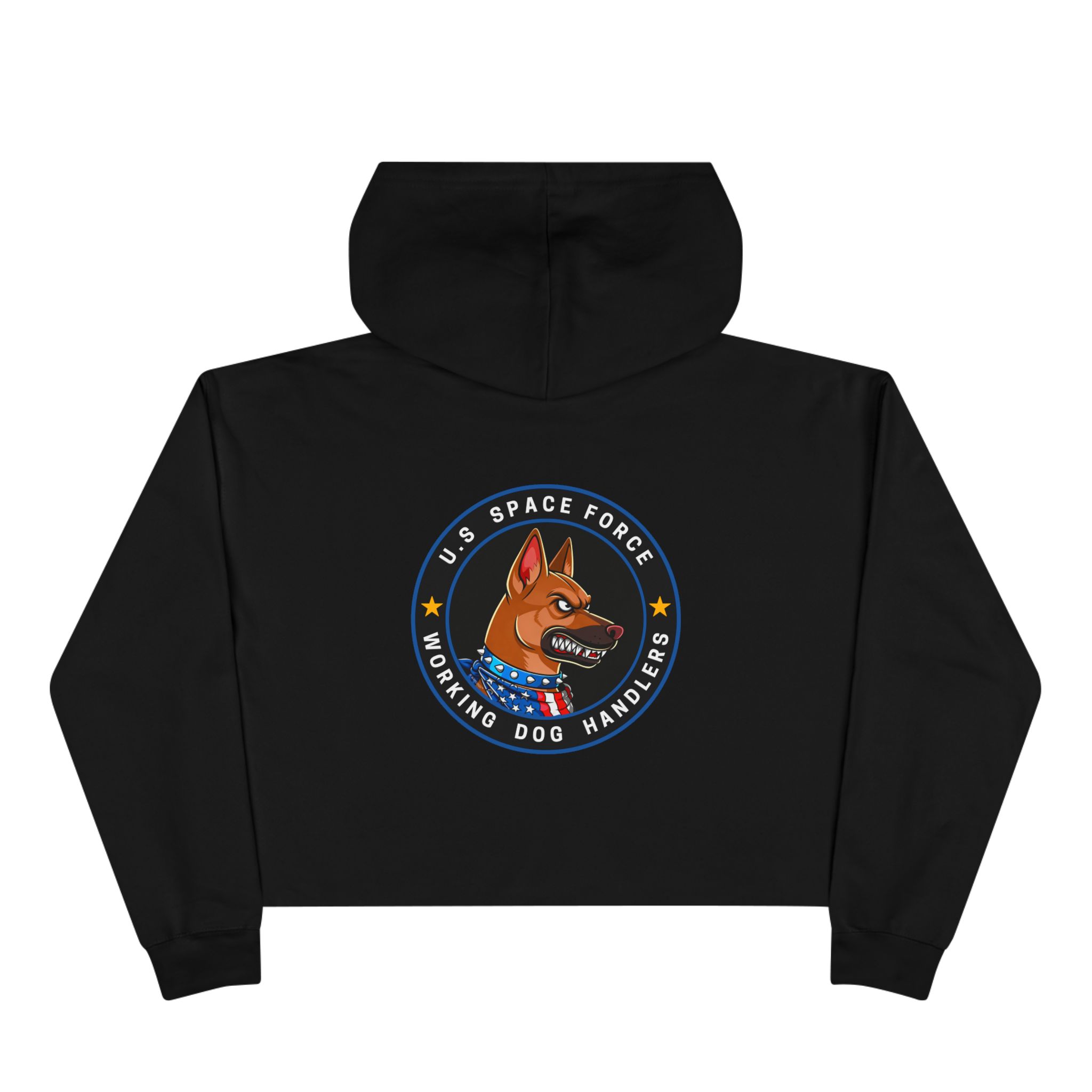 Copy of Crop Hoodie — U.S. Space Force Working Dog Handler Emblem - Image 2
