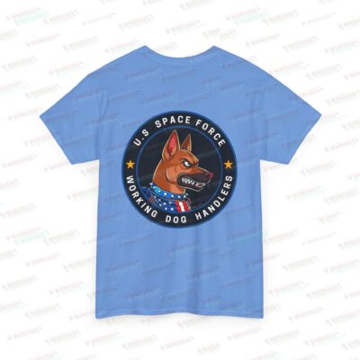 U.S. Space Force K9 Working Dog Handler T-Shirt – circle/back