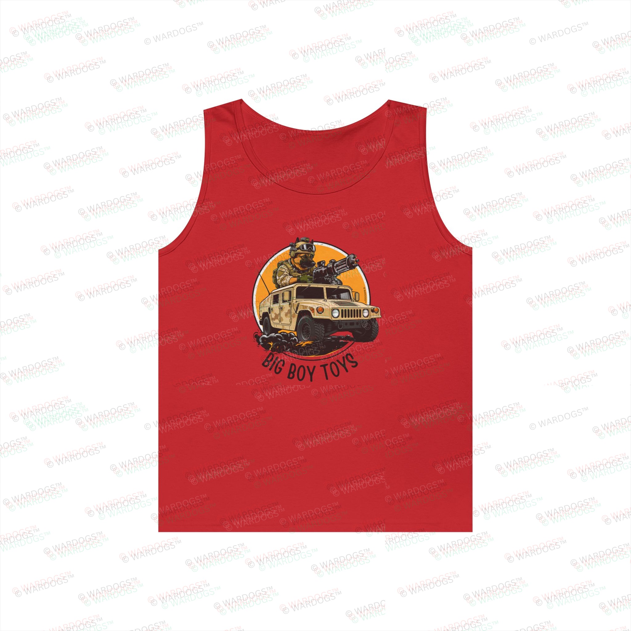 USMC "Big Boy Toys" Tank Top - Black Text - Image 3