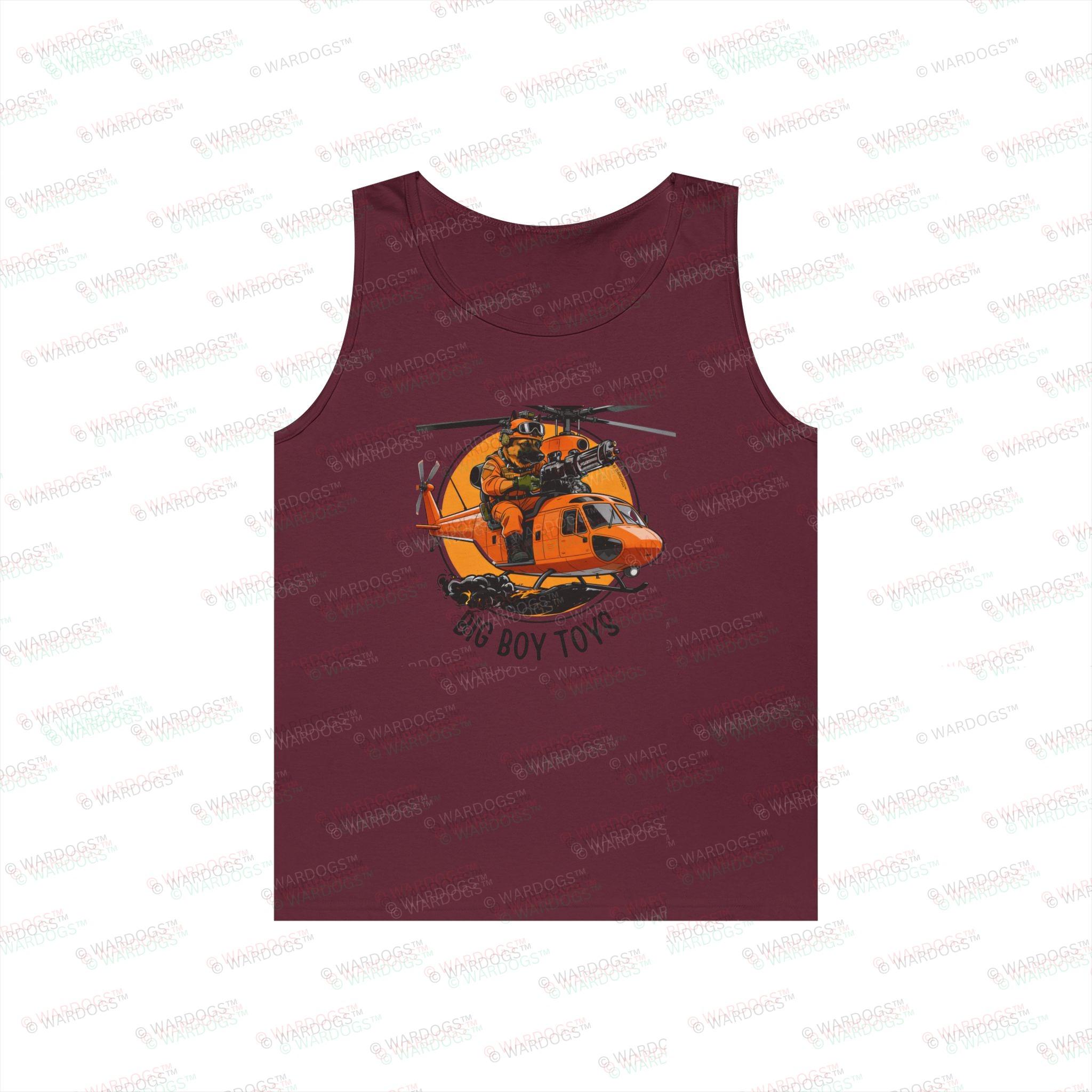 USCG "Big Boy Toys " Chopper Tank Top — black text - Image 2