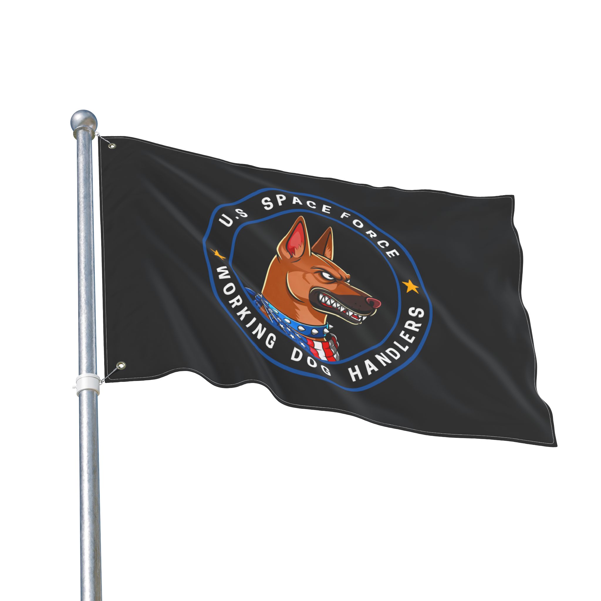 United States Space Force Dog Handlers Flag — Double-Sided Military K9 Banner - Image 4