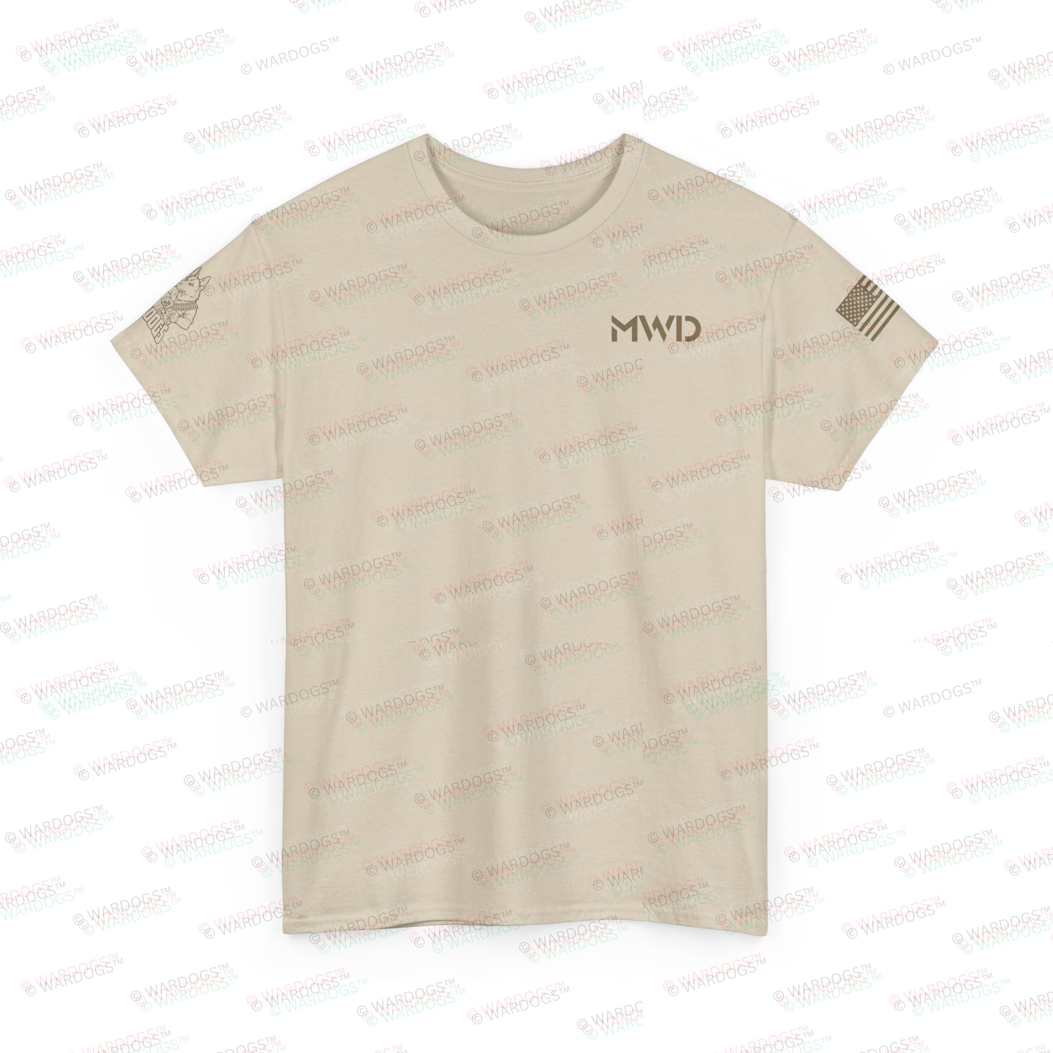 US Air Force MWD K9 Defender Military T-Shirt - Image 11
