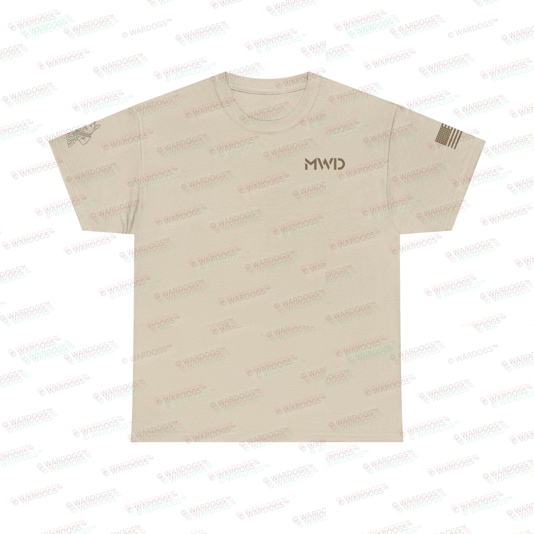 US Navy MWD K9 Defender Military T-Shirt - Image 9