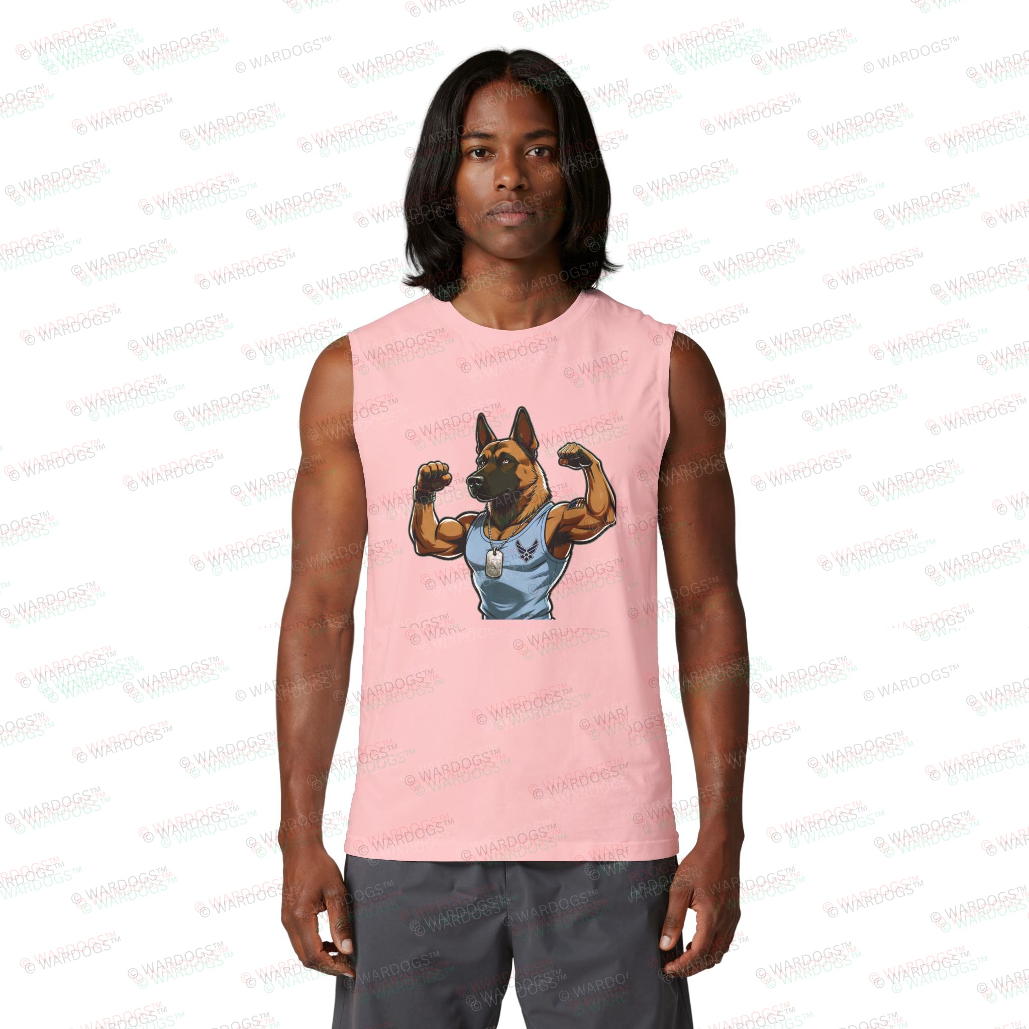 US AIR FORCE Muscle Dog Tank Top — "NO PAIN" - Image 6