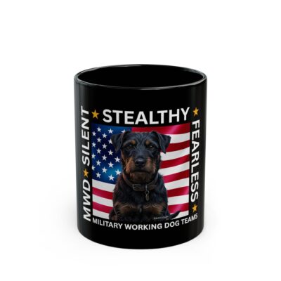 MWD “FEARLESS” Mug — Military K9 Coffee Cup (11oz/15oz) Jagdterrier