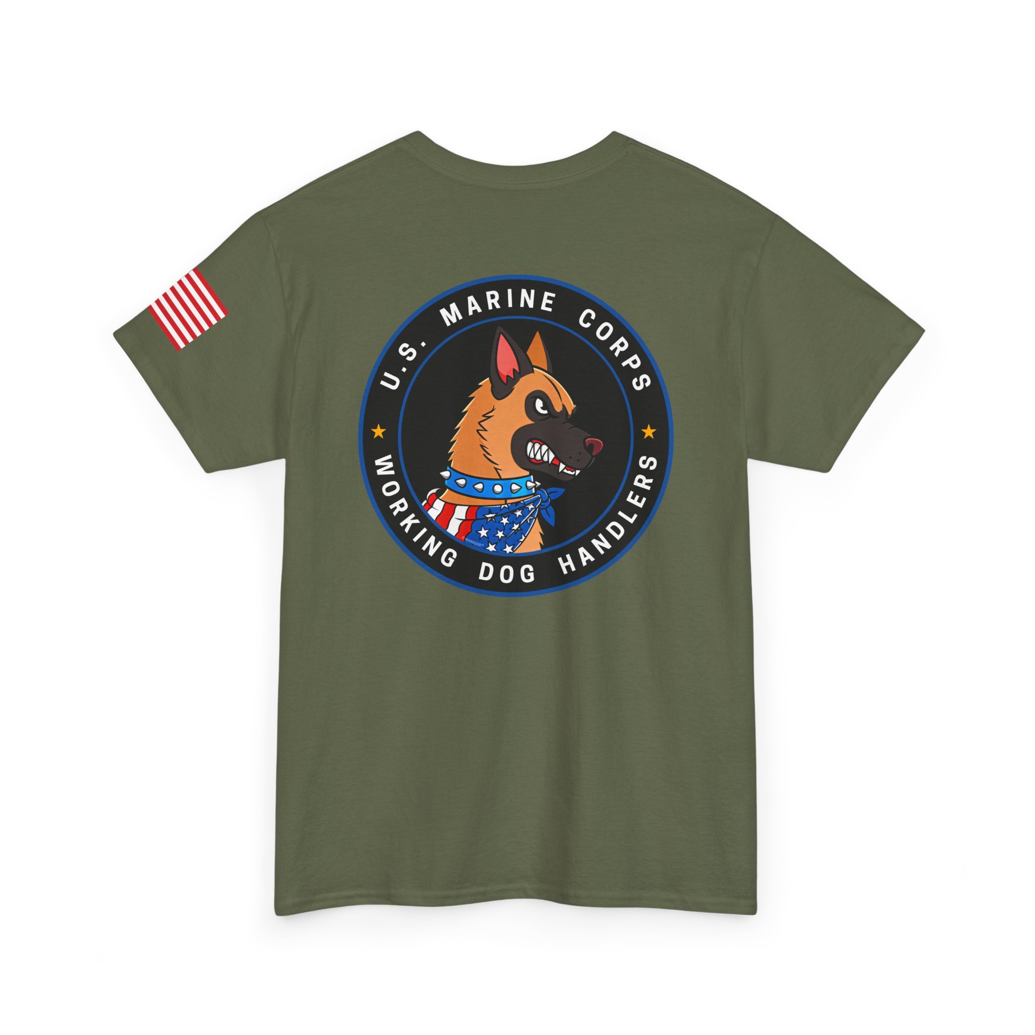 U. S. Marine Corps Working Dog Handlers T‑Shirt — K9 Patch Tee - Image 13