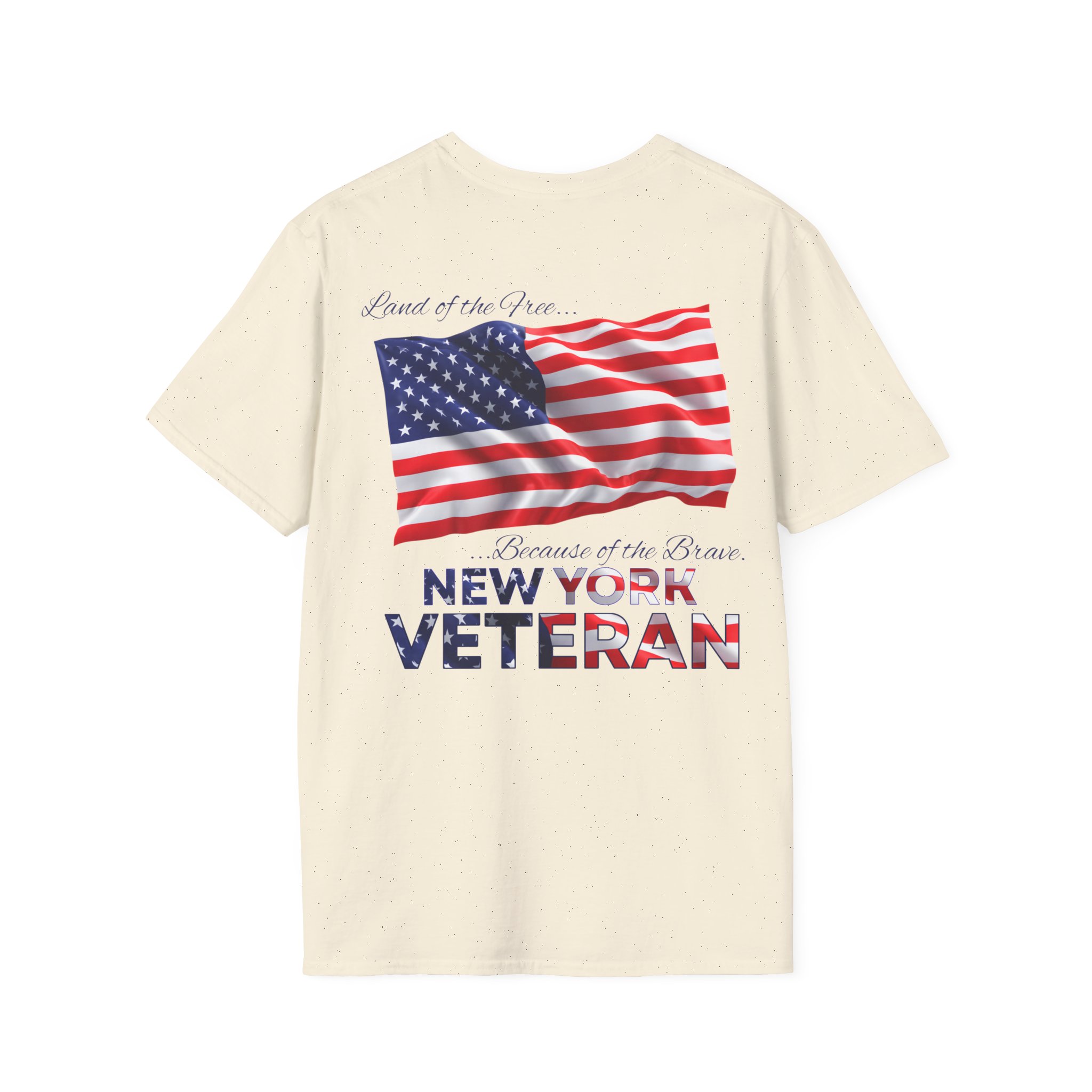 New York Veteran T-Shirt — Home of the Brave American Flag Memorial Tee - Image 6