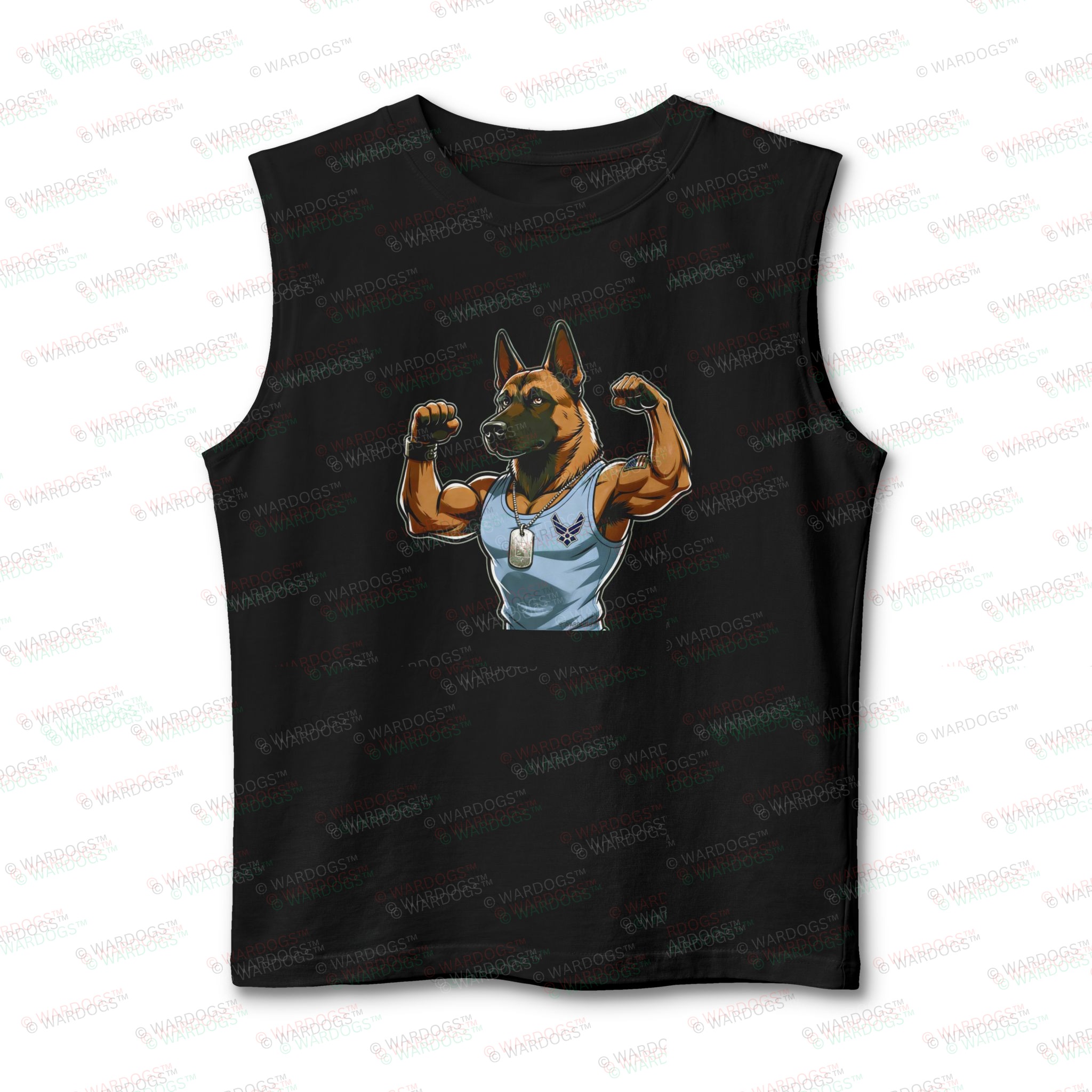 US AIR FORCE Muscle Dog Tank Top — "NO PAIN" - Image 2