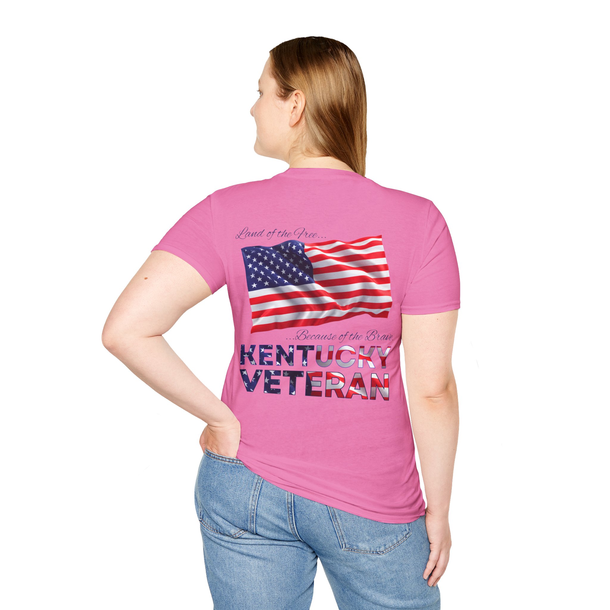 Kentucky Veteran T-Shirt — Proud American Flag Military Tribute - Image 30