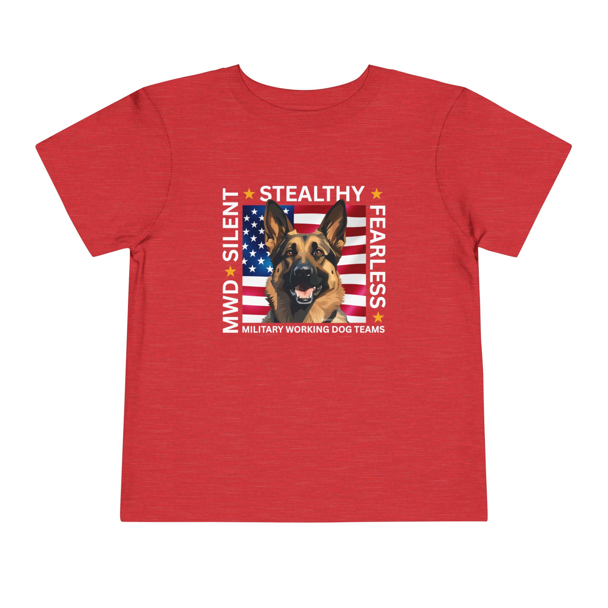 Patriotic German Shepherd Toddler Tee - USA Flag Puppy Kids Shirt - Image 19