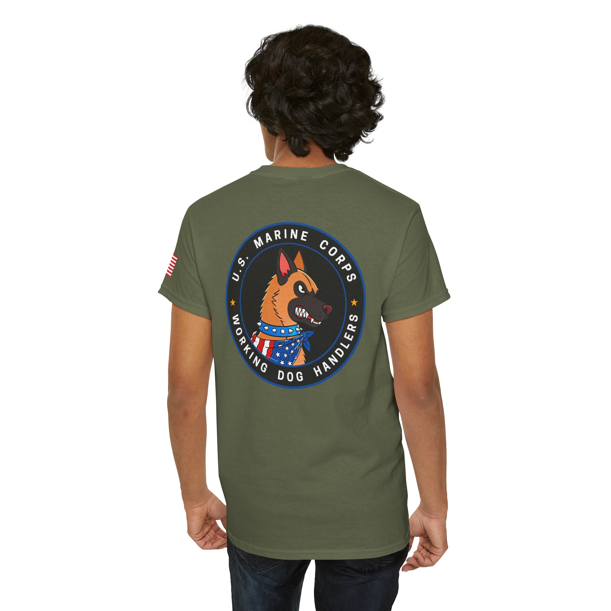 U. S. Marine Corps Working Dog Handlers T‑Shirt — K9 Patch Tee - Image 15