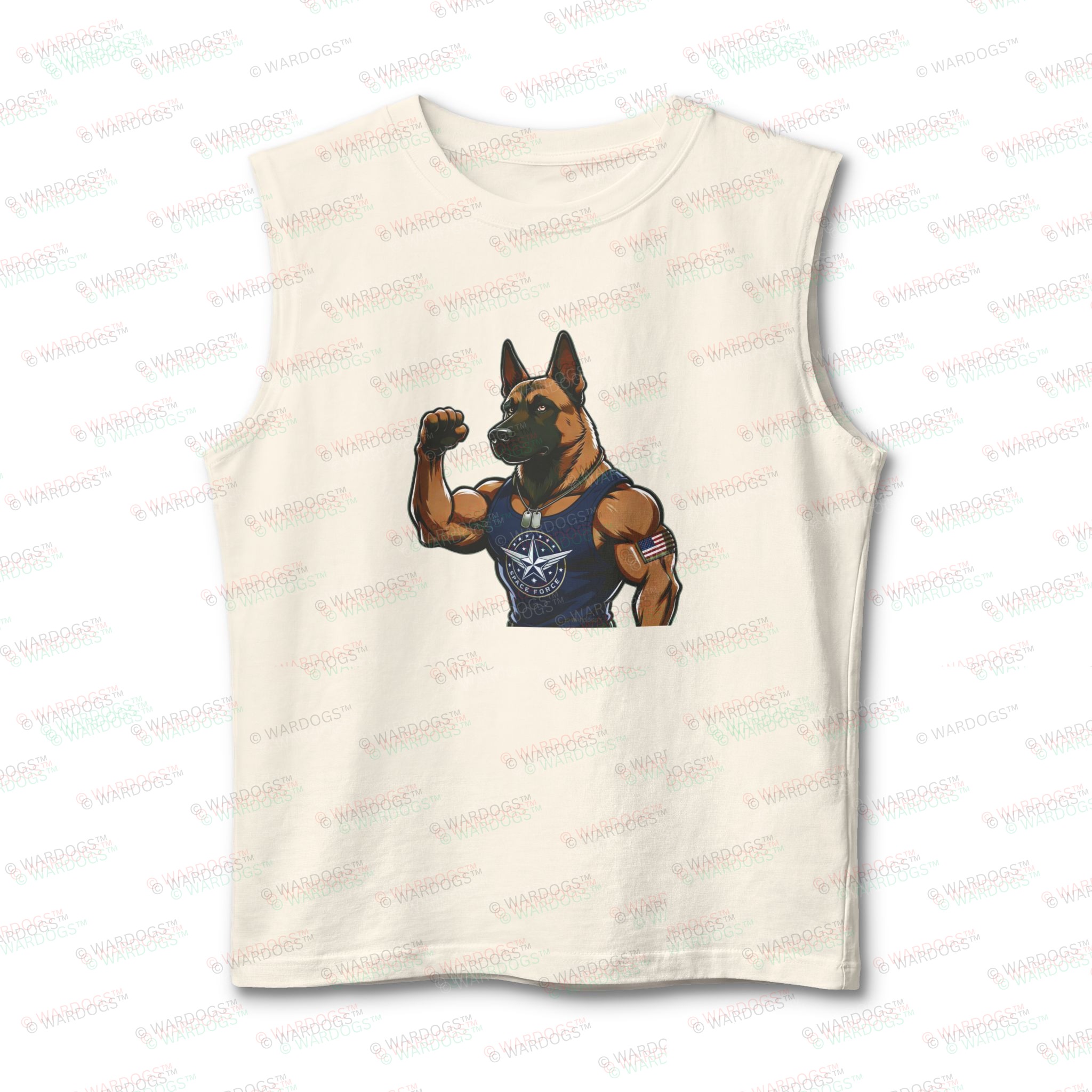 US Space Force Muscle Tank Top - "NO PAIN" - Image 4