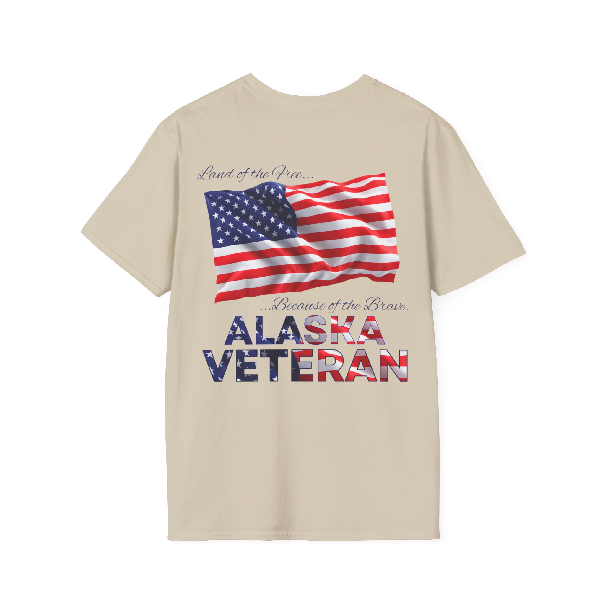 Alaska Veteran T-Shirt — Proud American Flag Military Tribute - Image 21