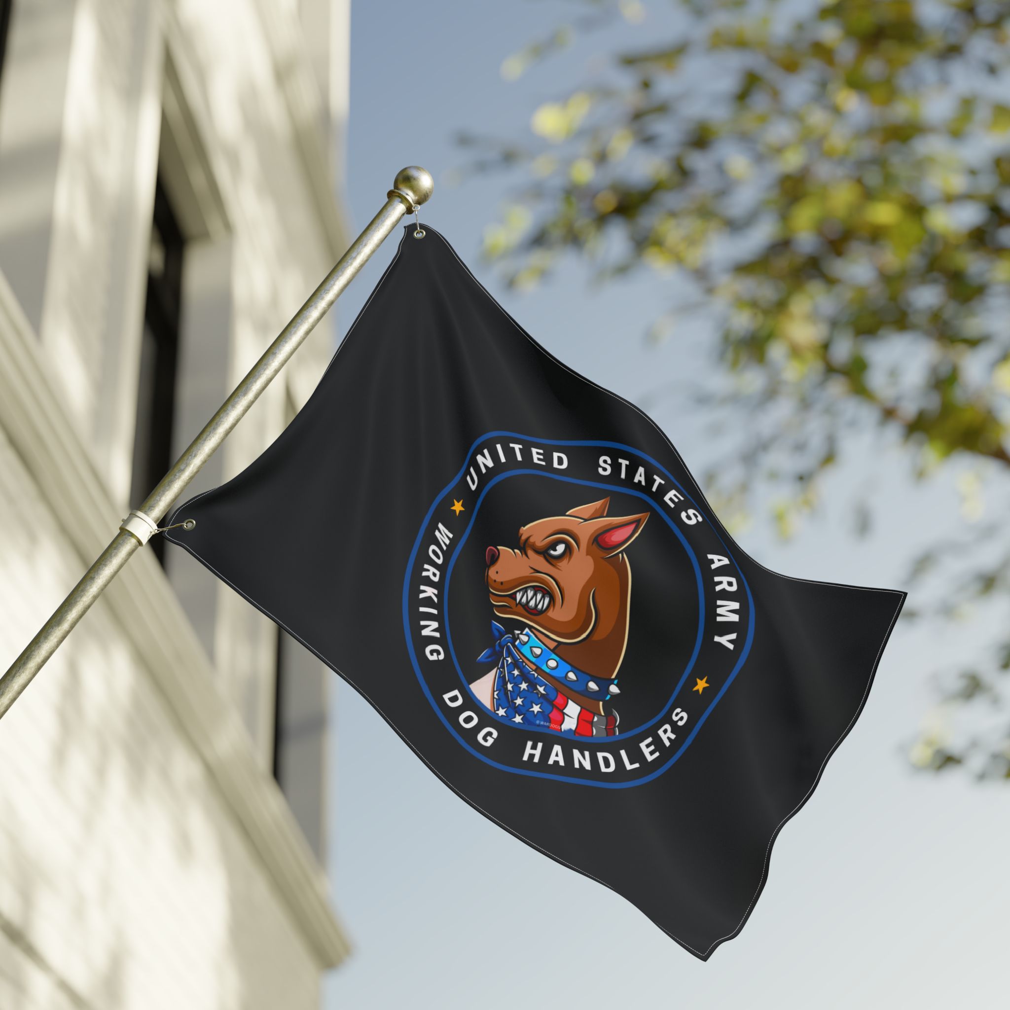 United States Army Working Dog Handlers Flag — Double-Sided Military K9 Banner - Image 5