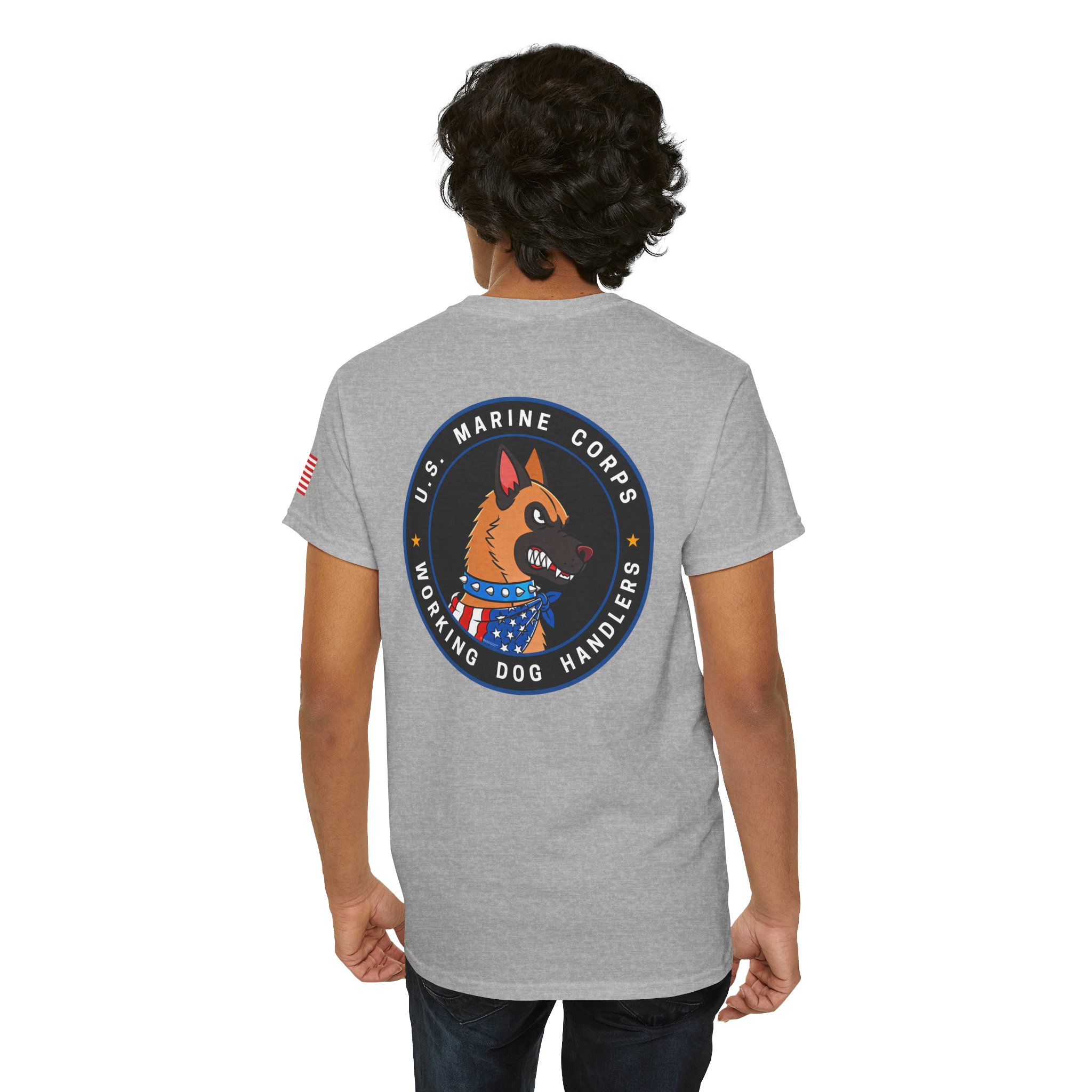 U. S. Marine Corps Working Dog Handlers T‑Shirt — K9 Patch Tee - Image 12