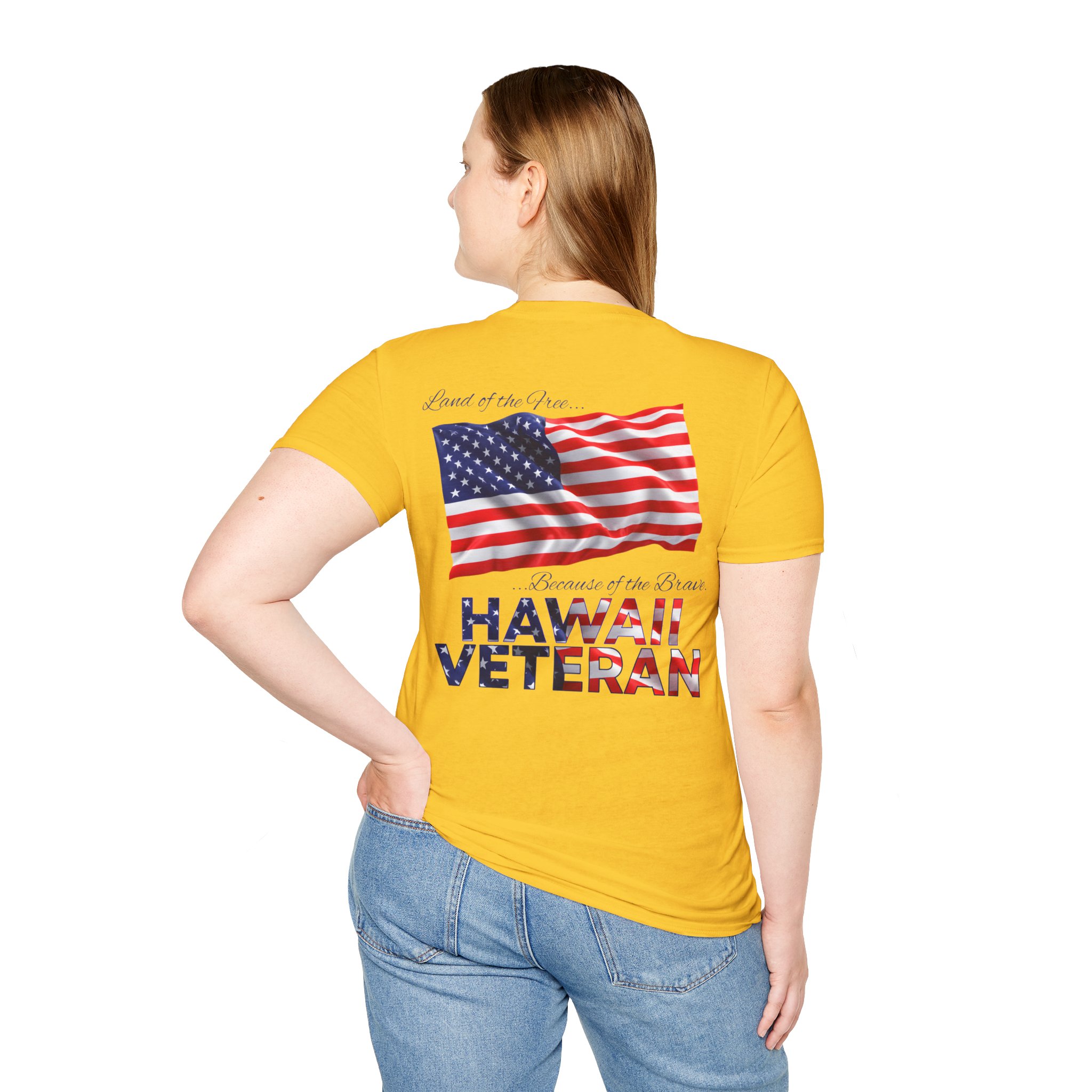 Hawaii Veteran T-Shirt — Proud American Flag Military Tribute - Image 6