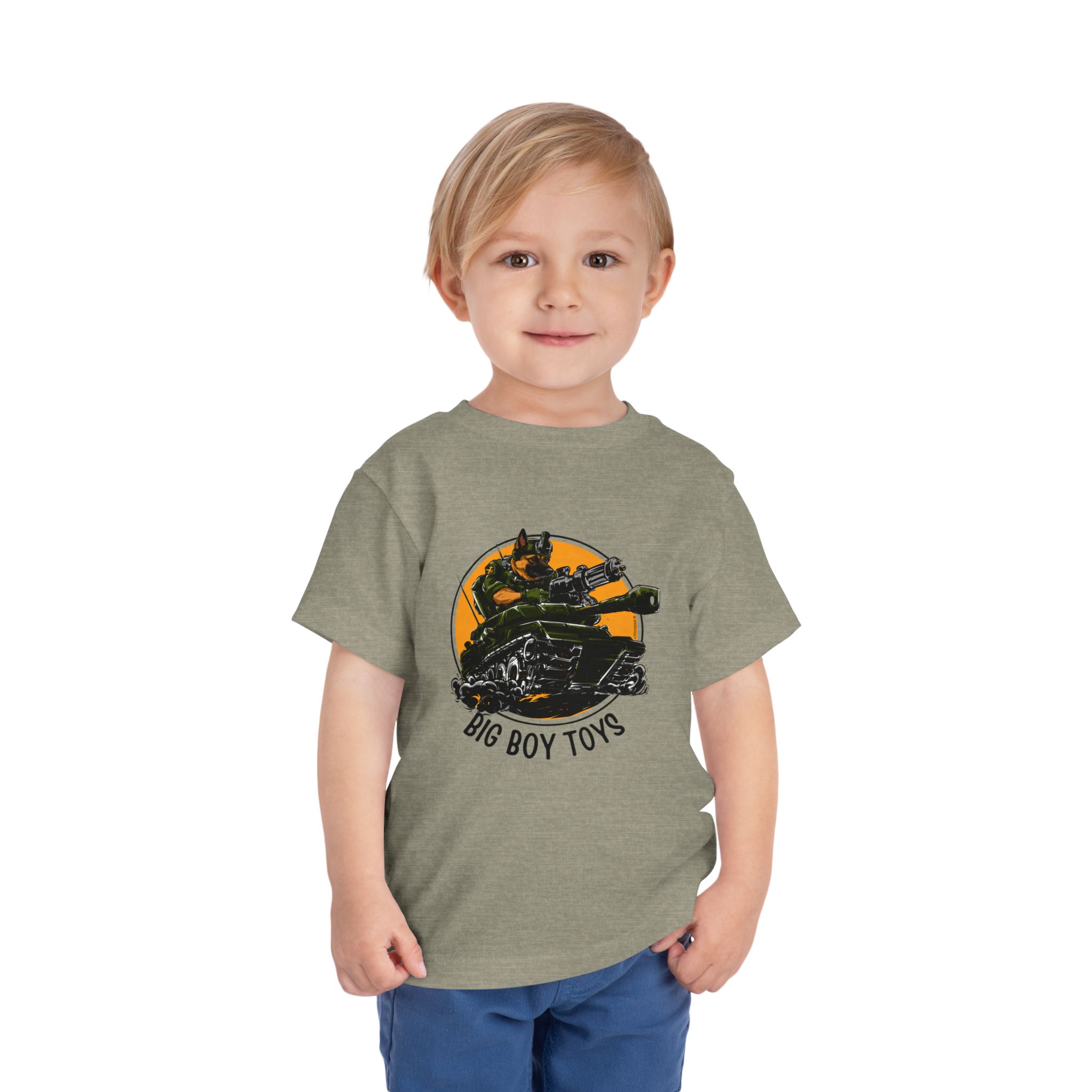 Big Boy Toys U.S. Army Tank - Toddler Short Sleeve Tee - Image 15