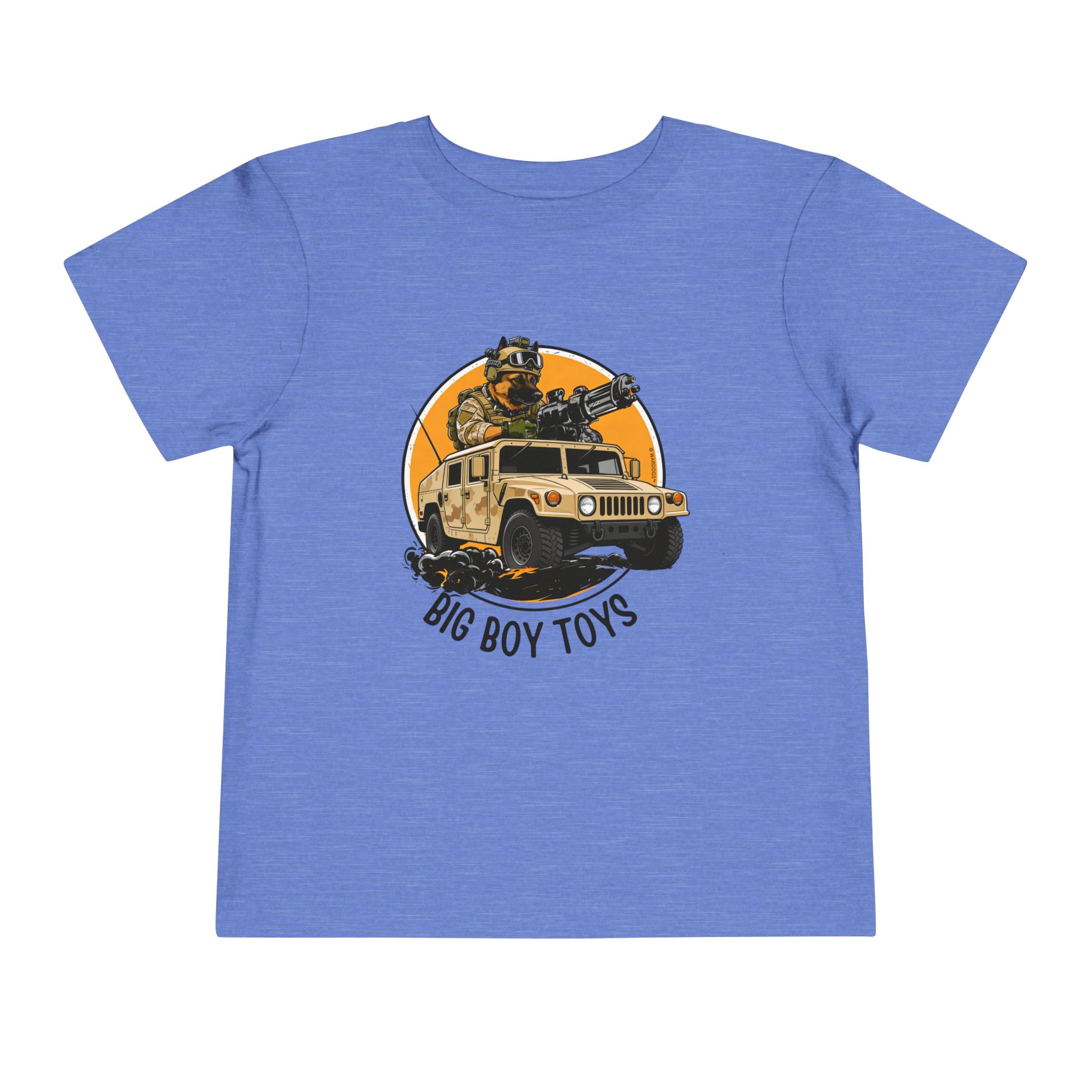 Toddlers' Adventure Tee — "Big Boy Toys" U.S. Marines Humvee & Driver Graphic - Image 11