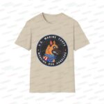 U.S. Marine Corps Working Dog Handlers T-Shirt - circle/front