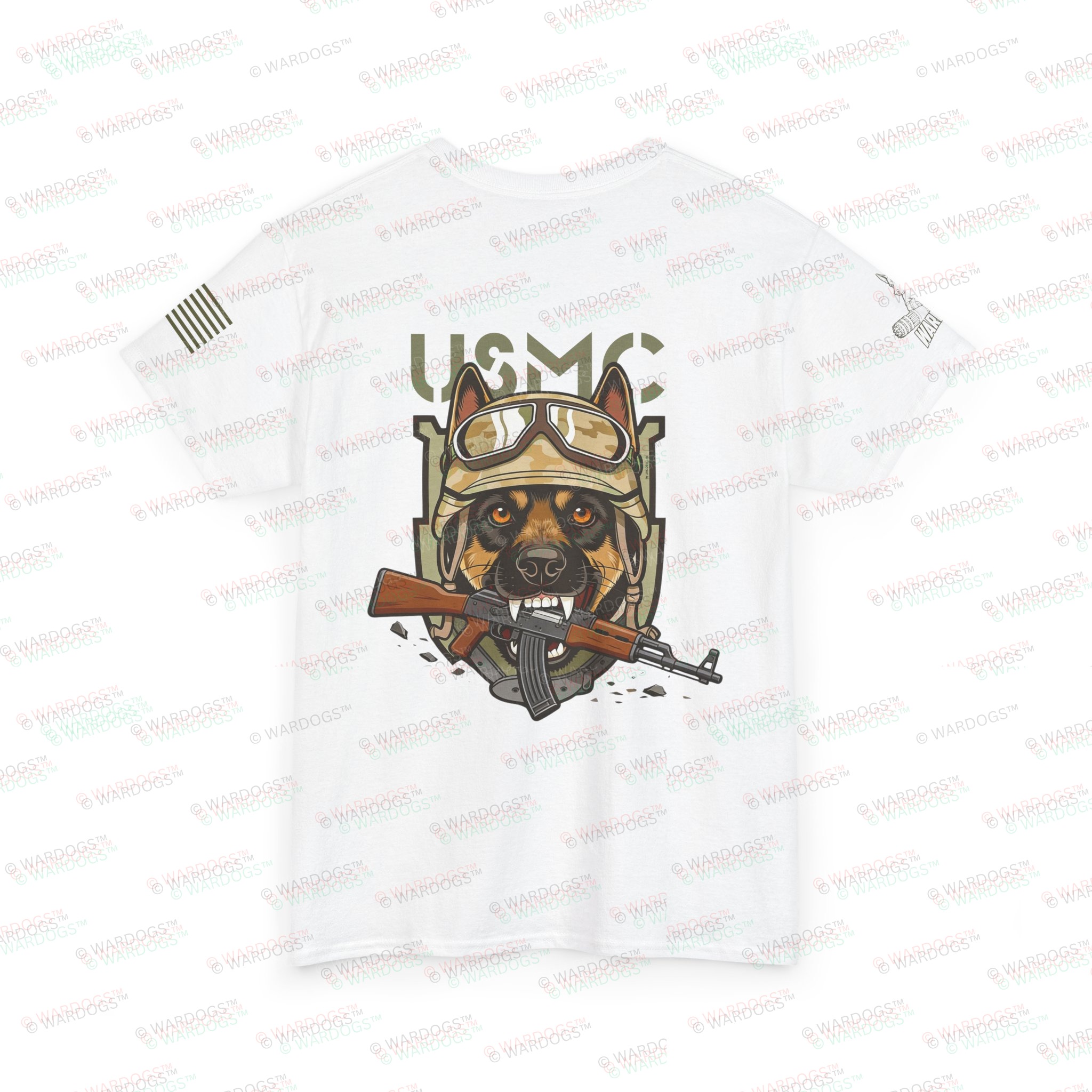 US Marine Corps MWD K9 Defender Military T-Shirt - Image 8
