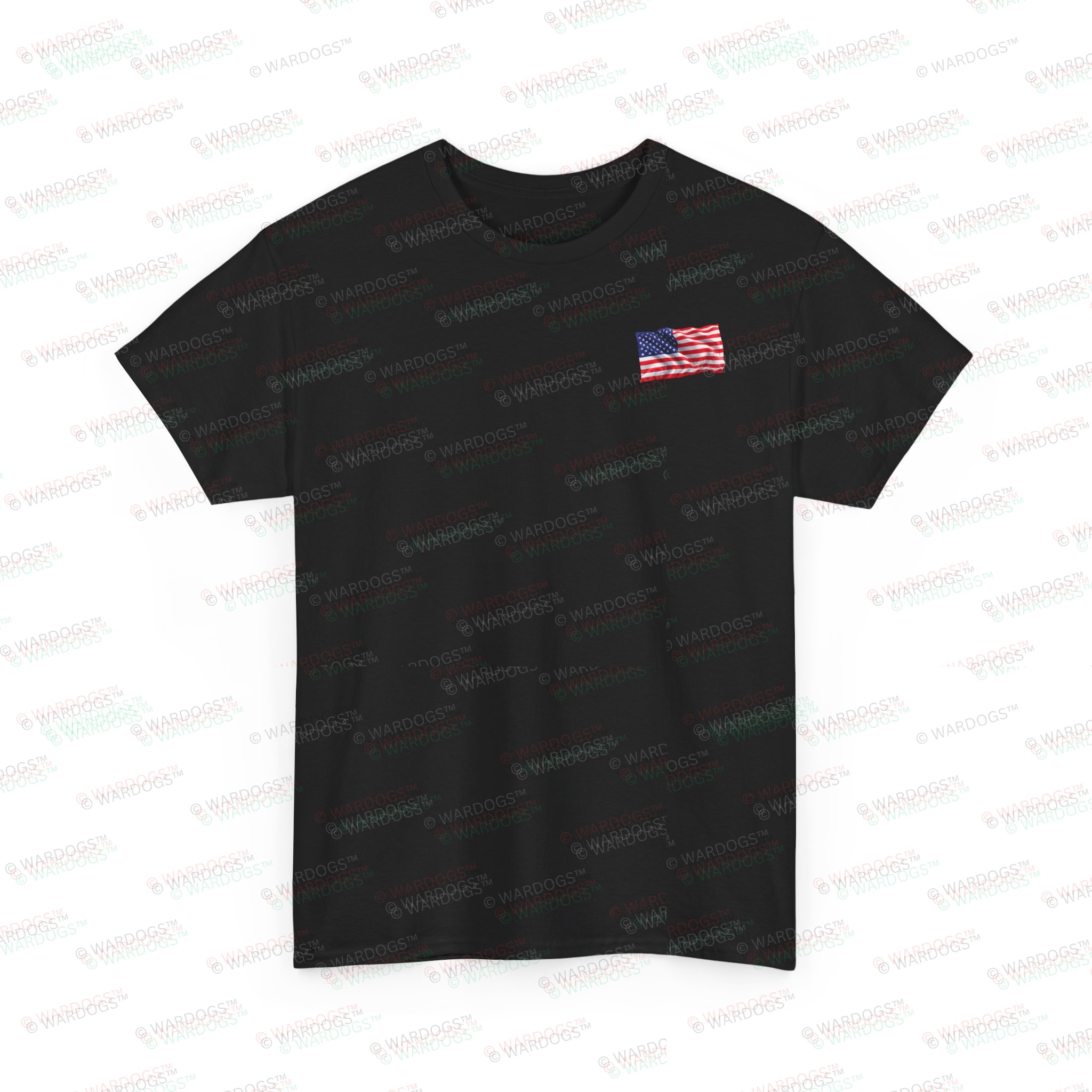 U.S. Coast Guard Veteran T‑Shirt — American Flag Tribute Tee - White Text - Image 7