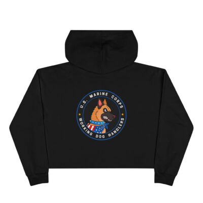 Crop Hoodie — U.S. Marine Corps Working Dog Handler Emblem