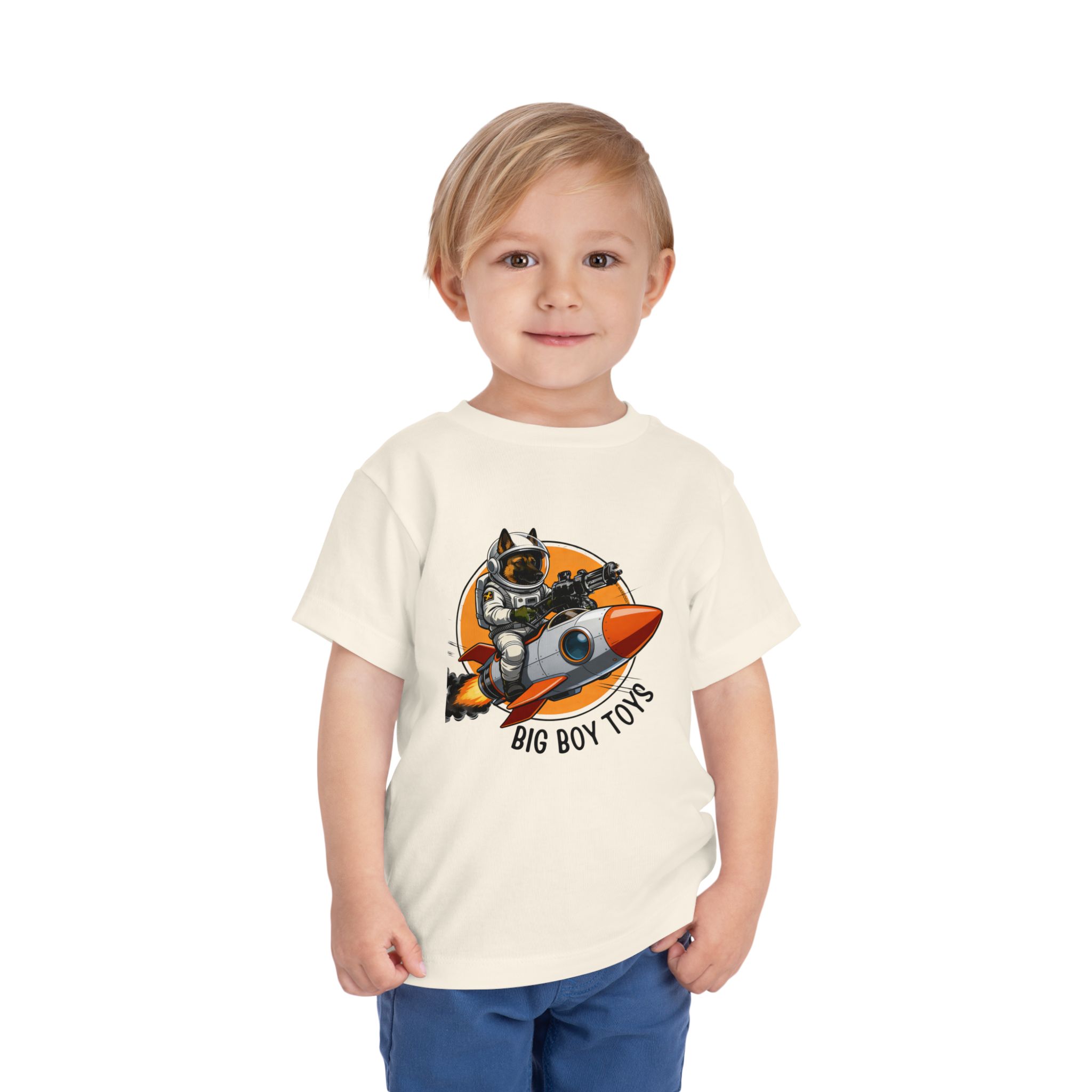 Toddler Tee — Astronaut U.S. Space Force Rocket Graphic Kids Shirt - Image 8