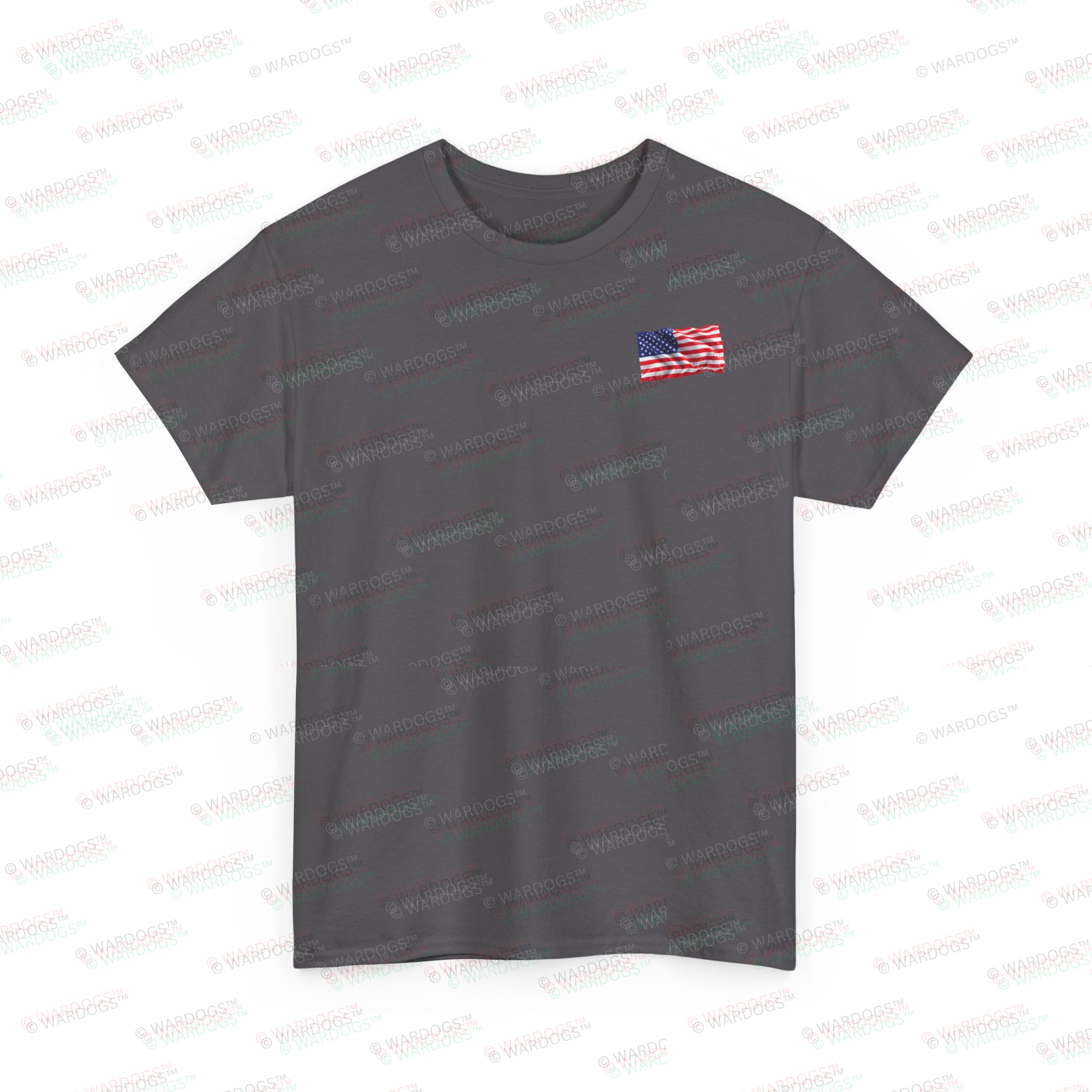 U.S. Coast Guard Veteran T‑Shirt — American Flag Tribute Tee - White Text - Image 15