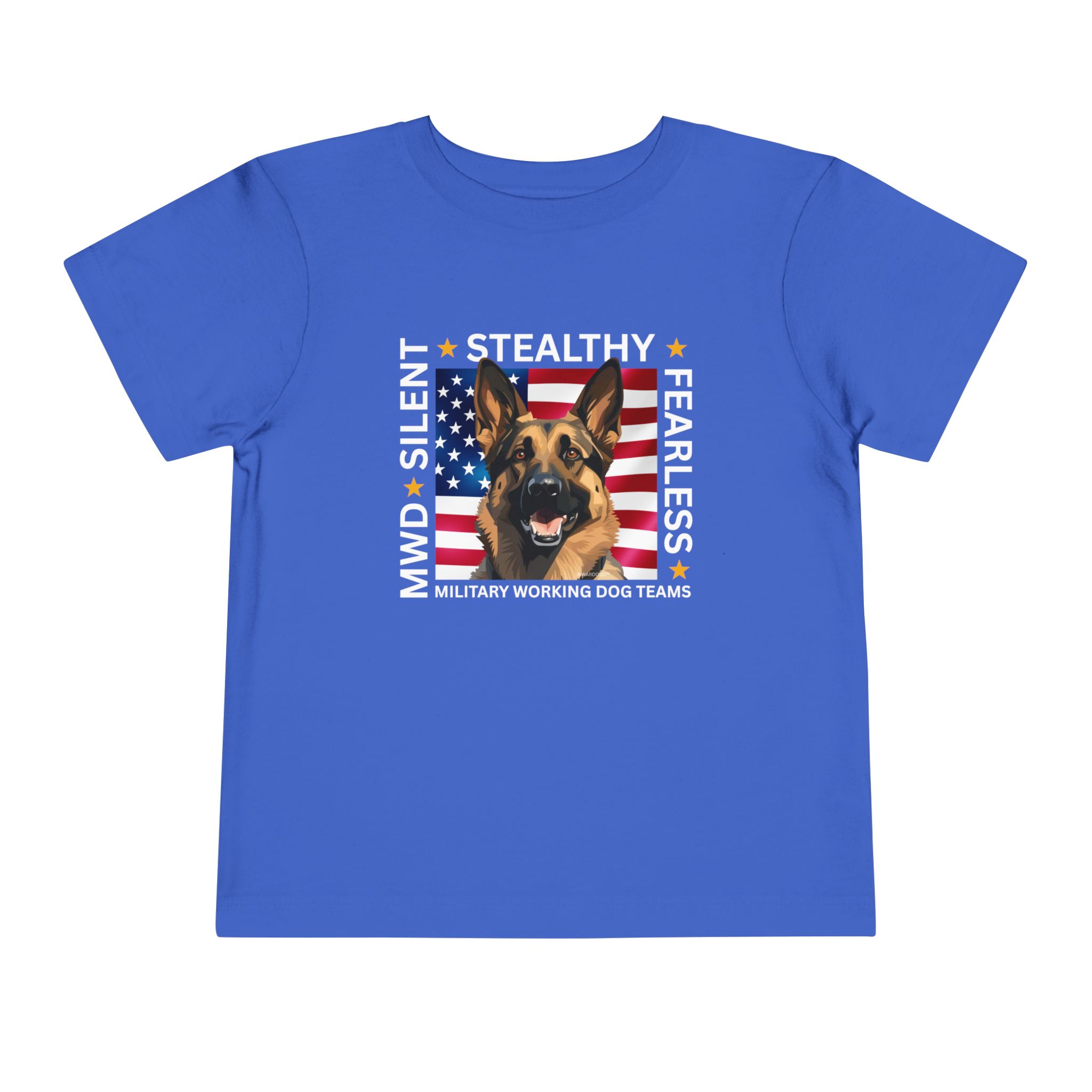 Patriotic German Shepherd Toddler Tee - USA Flag Puppy Kids Shirt - Image 10