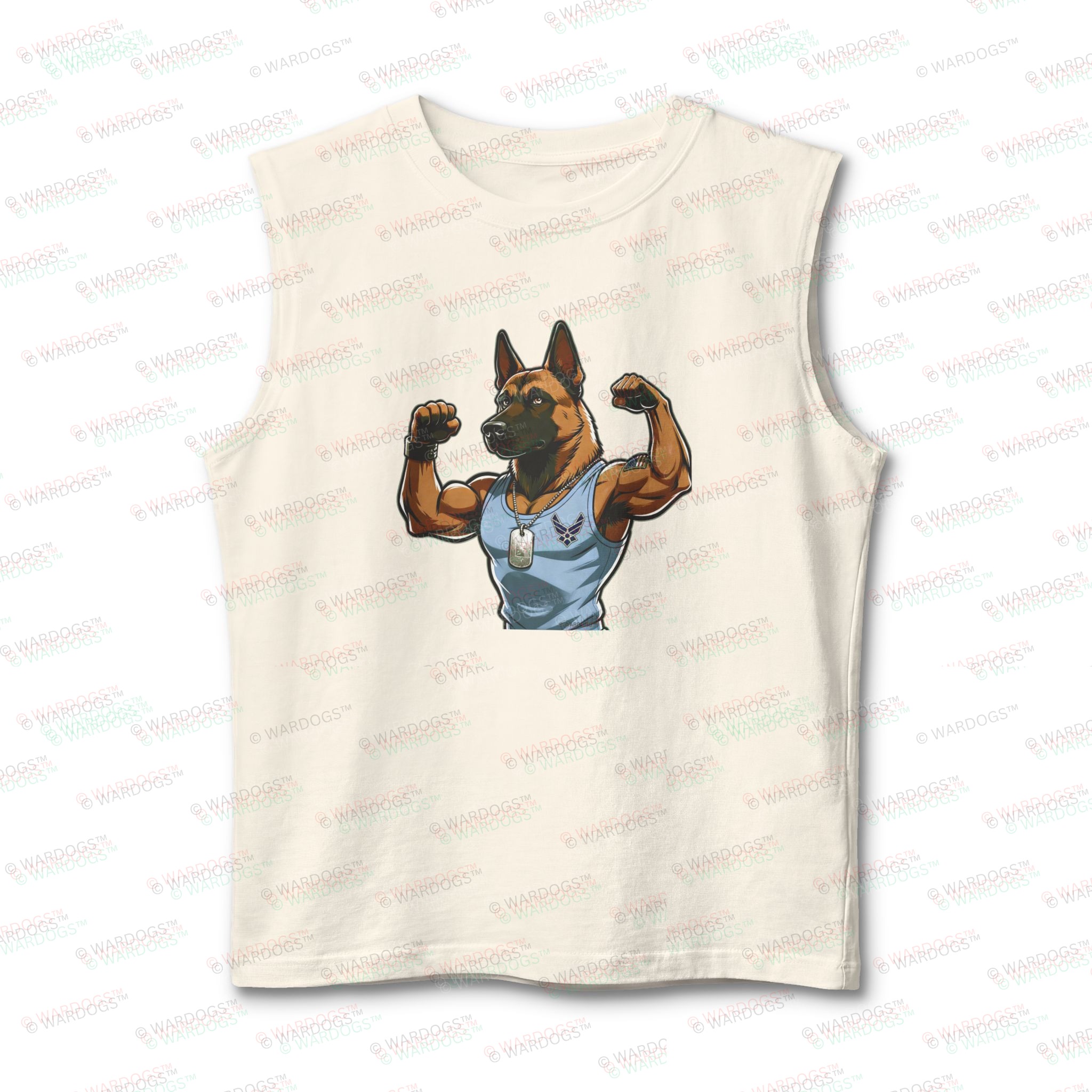 US AIR FORCE Muscle Dog Tank Top — "NO PAIN" - Image 4