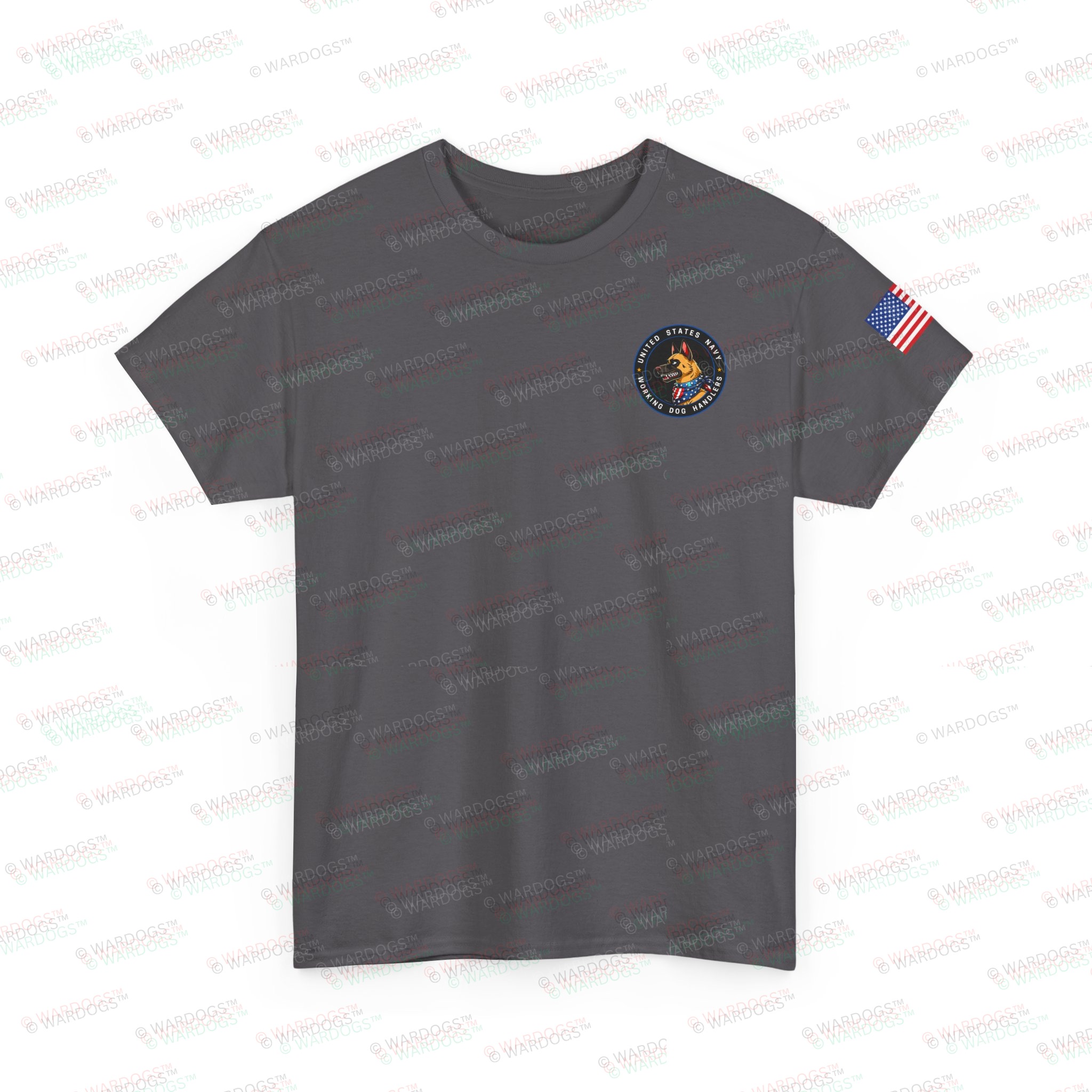 U. S. Navy Working Dog Handlers T‑Shirt — K9 Patch Tee - Image 2